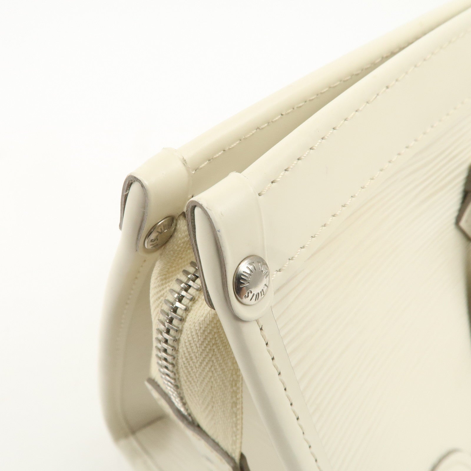 Louis Vuitton Epi Madeleine PM Hand Bag Ivoire White M5933J