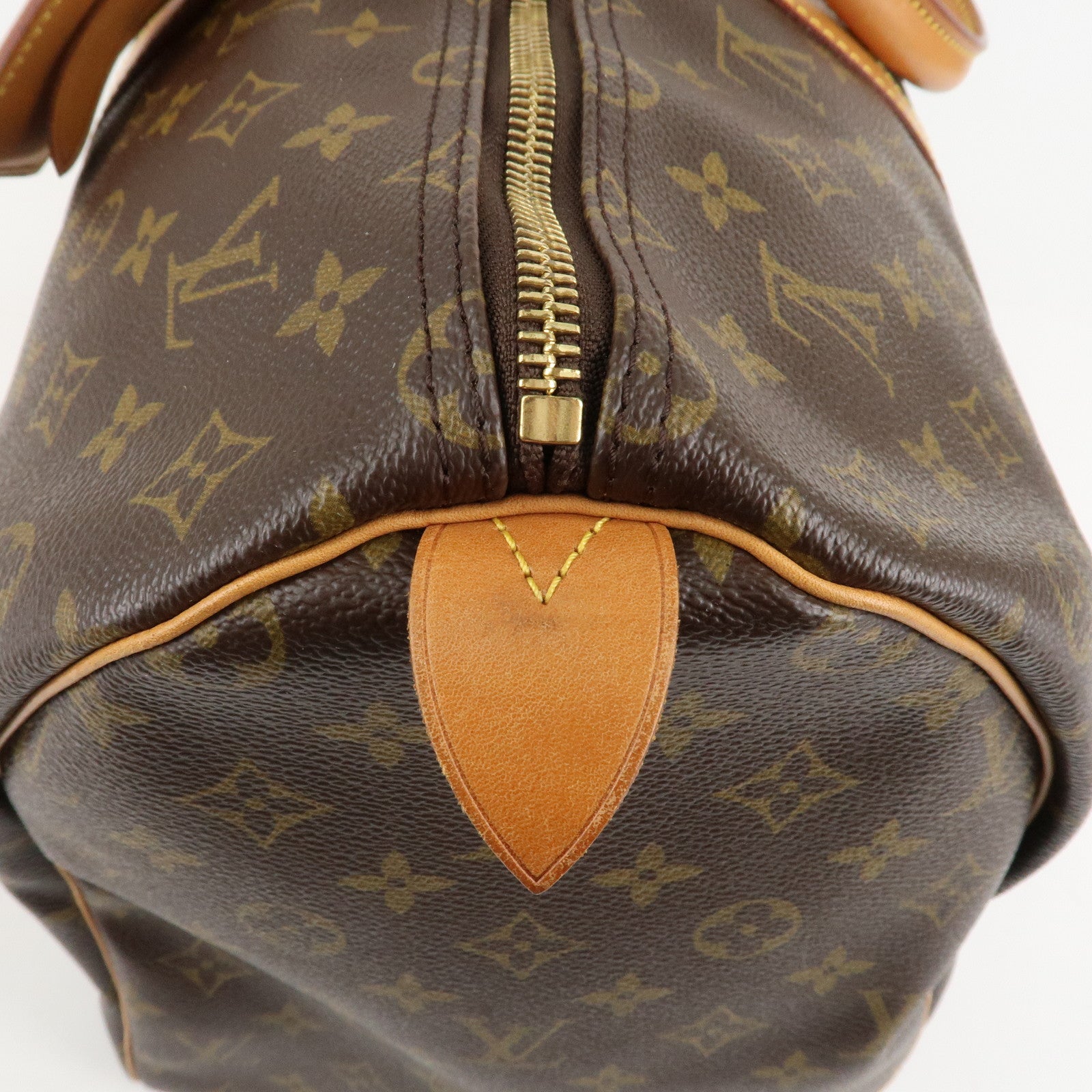 Louis Vuitton Monogram Keep All 50 Boston Bag Brown M41426 Used