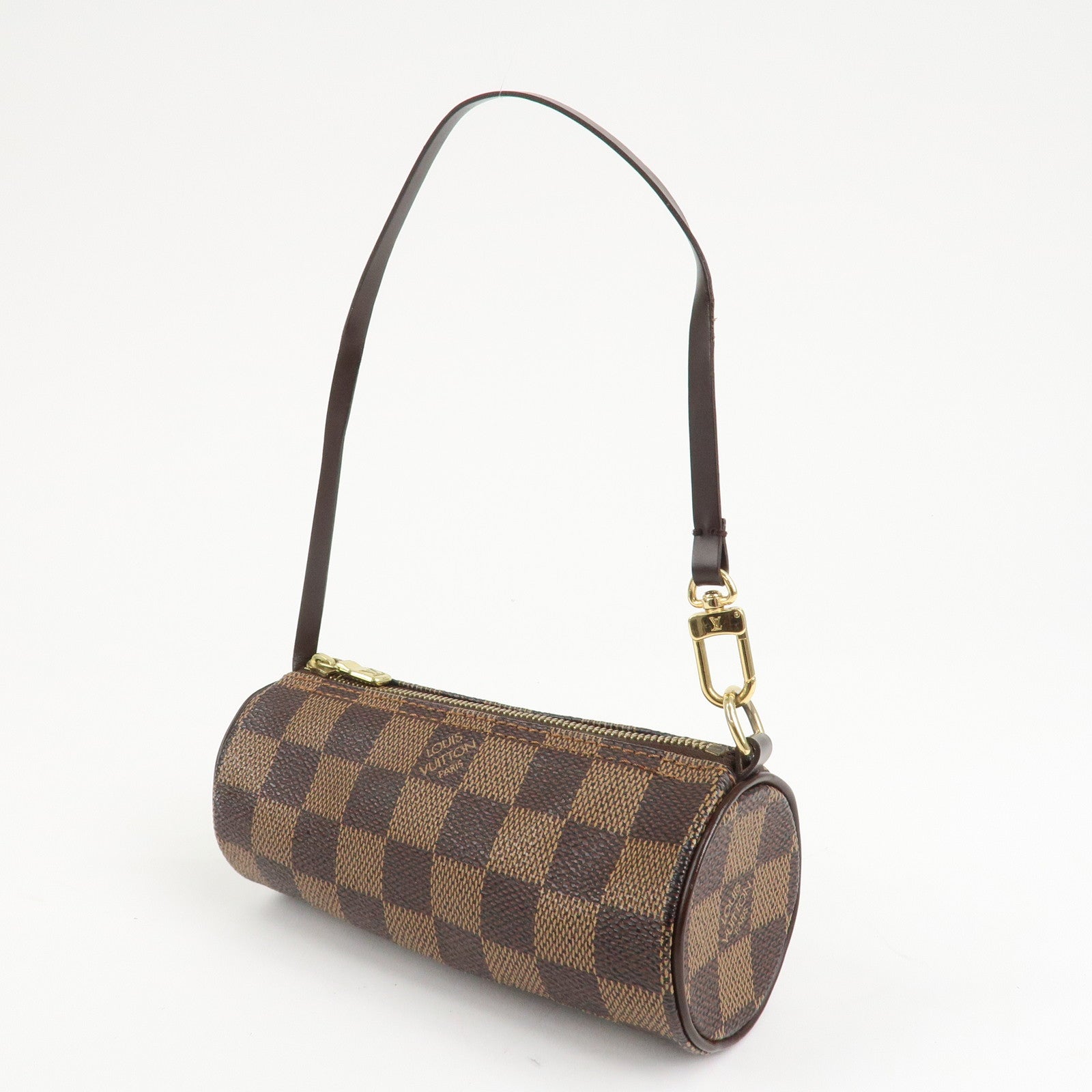 Louis Vuitton Damier Papillon 30 Hand Bag 
Pouch Brown N51303 Used