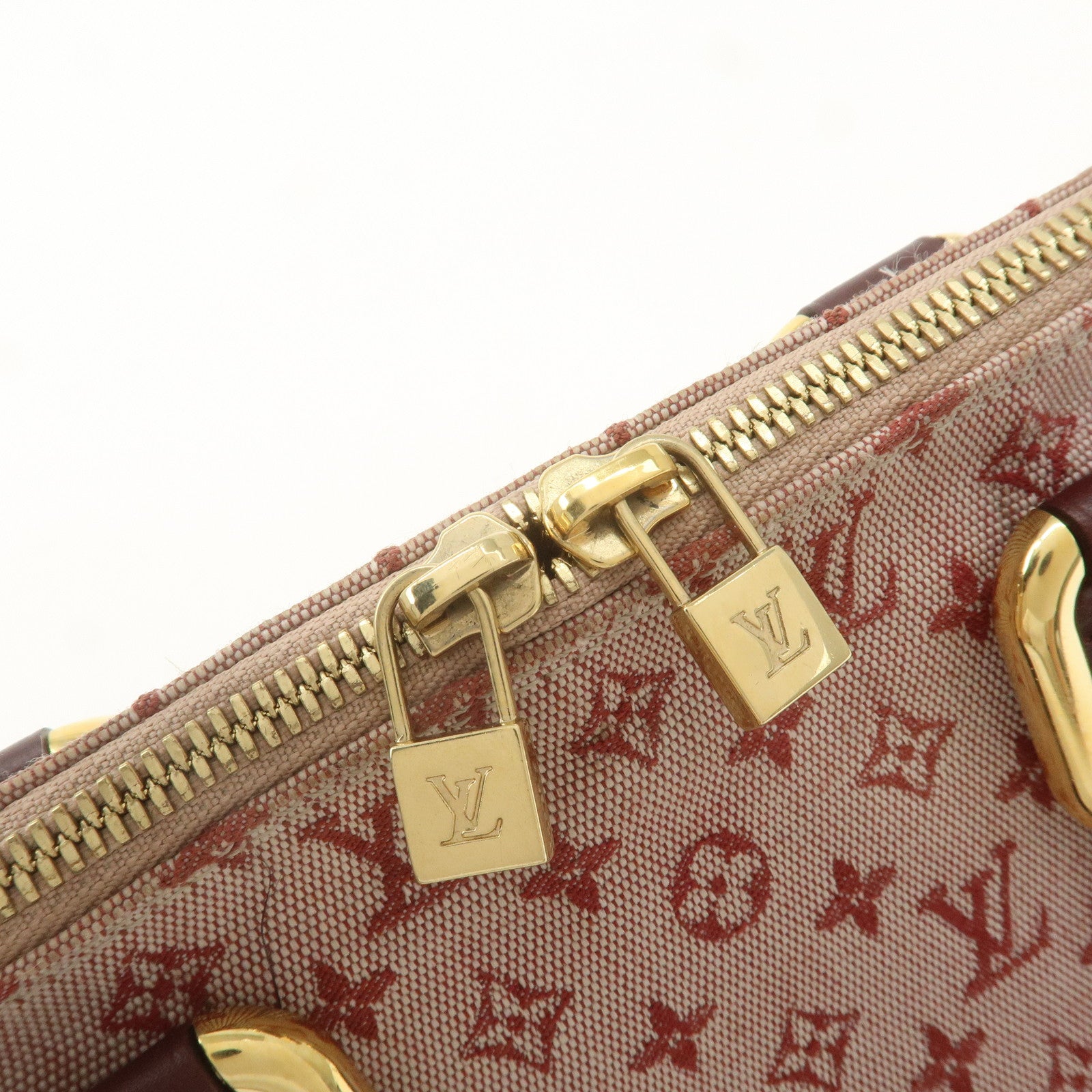 Louis Vuitton Monogram Mini Almaron Hand Bag Cerise M92207