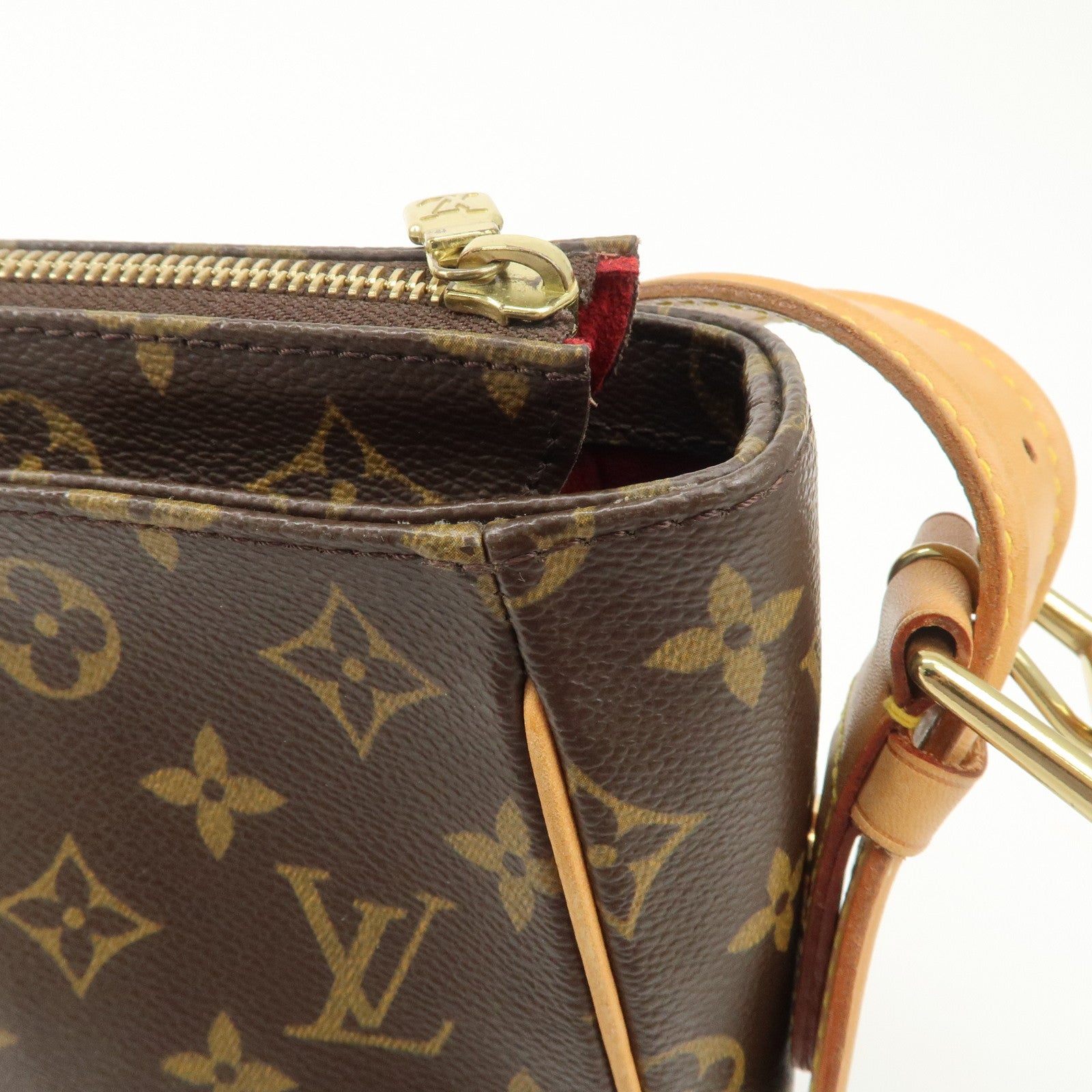 Louis Vuitton Monogram Viva Cite GM Shoulder Bag FA Engraved M51163Used F/S