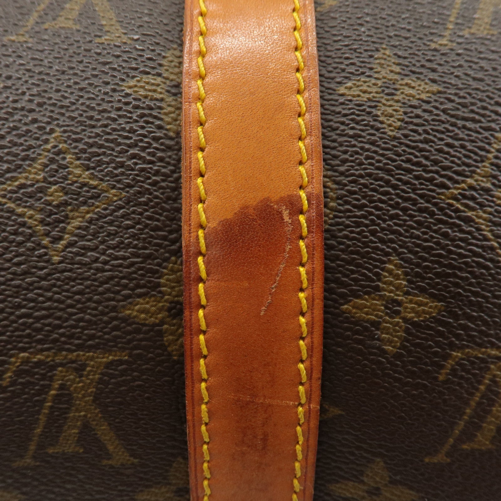 Louis Vuitton Monogram Sac Souple 45 Boston Bag Brown M41624