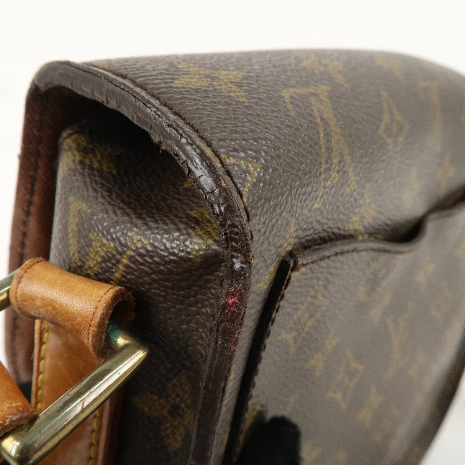 Louis Vuitton Monogram Saint Cloud GM Shoulder Bag Brown M51242