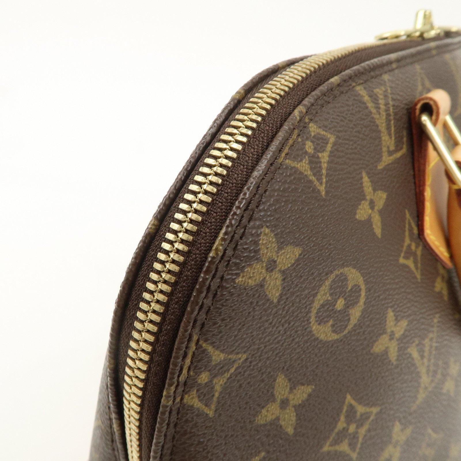 Louis Vuitton Monogram Alma Hand Bag Brown Brown M51130