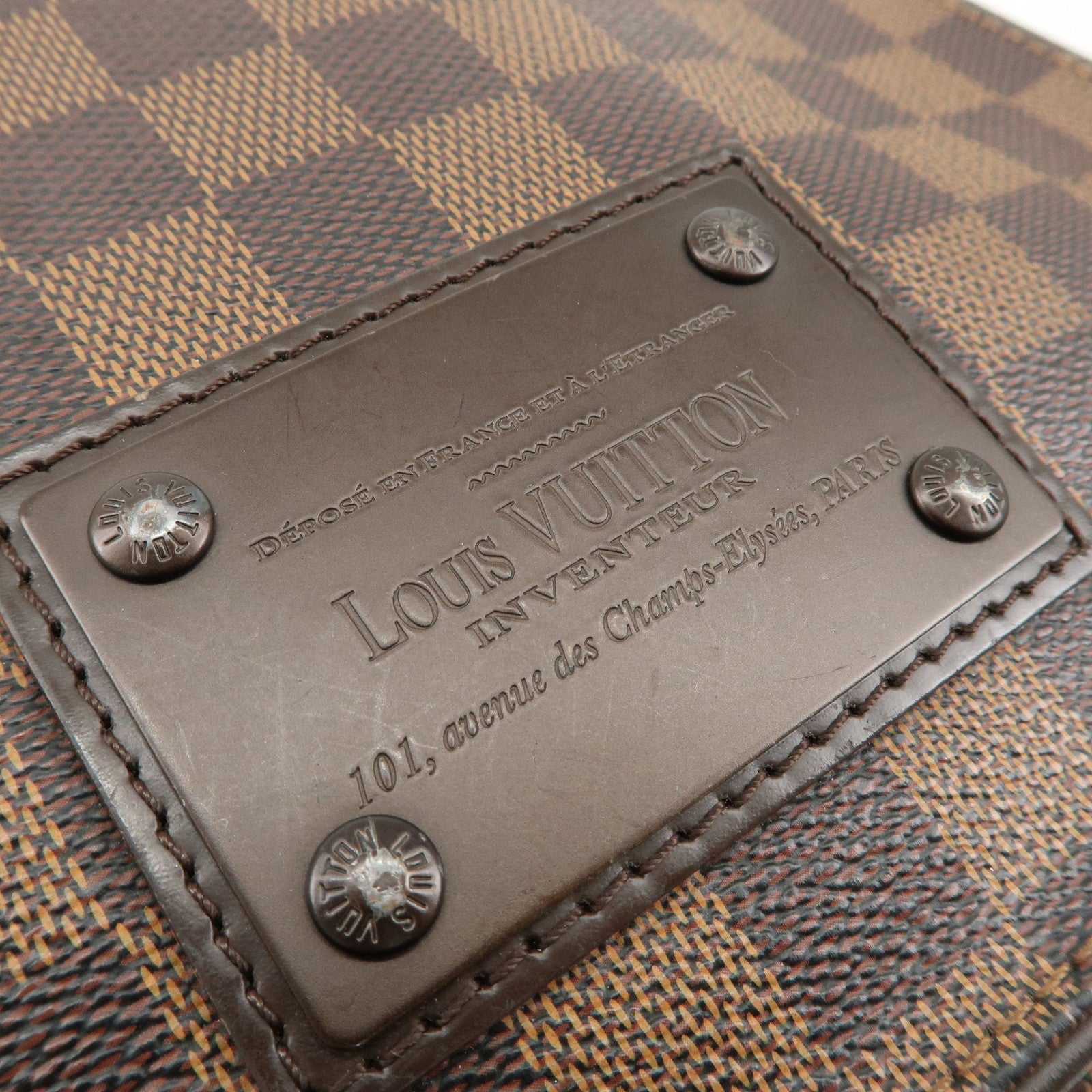 Louis Vuitton Damier Ebene Brooklyn PM Shoulder Bag N51210