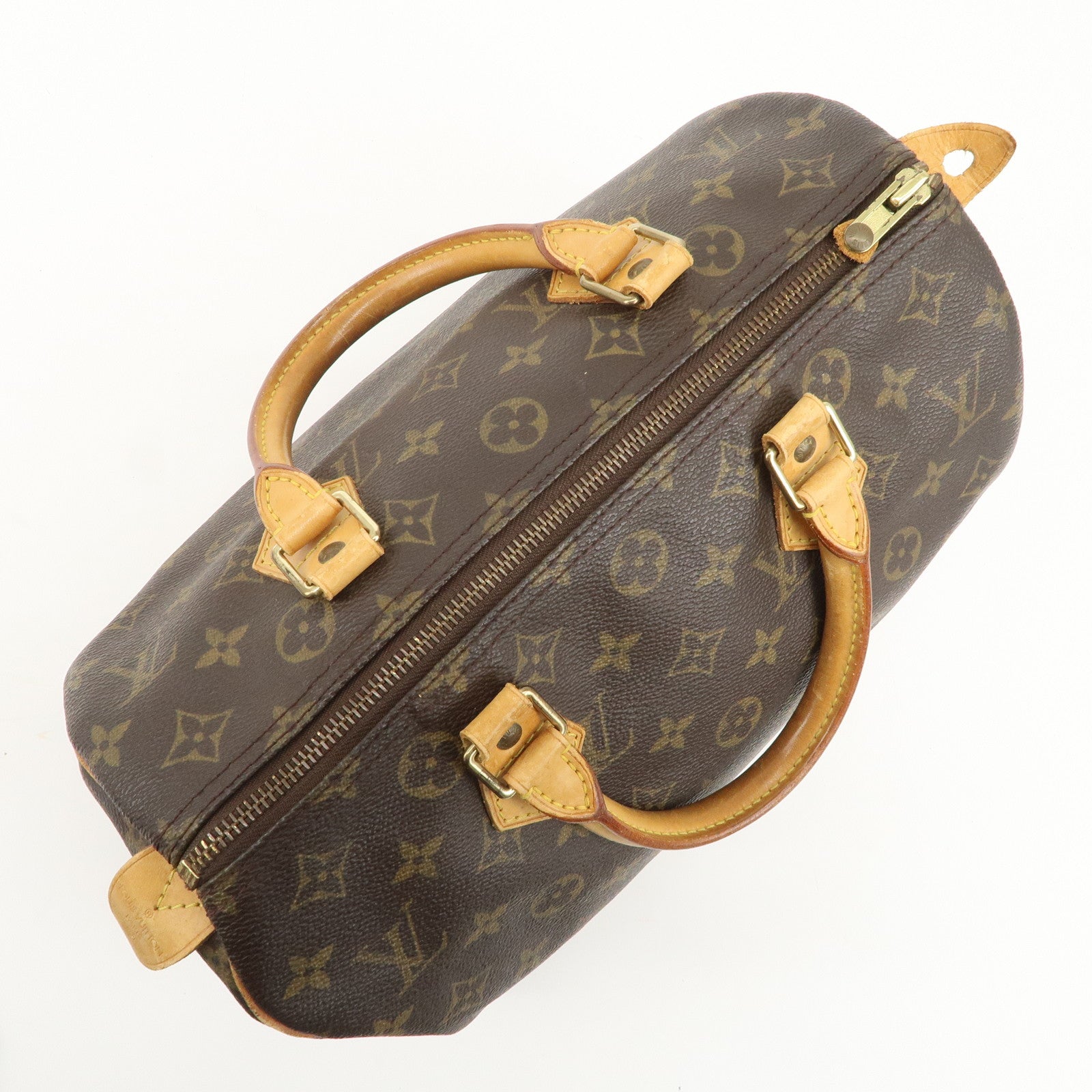 Louis Vuitton Monogram Speedy 30 Hand Bag Boston Bag M41526 Used