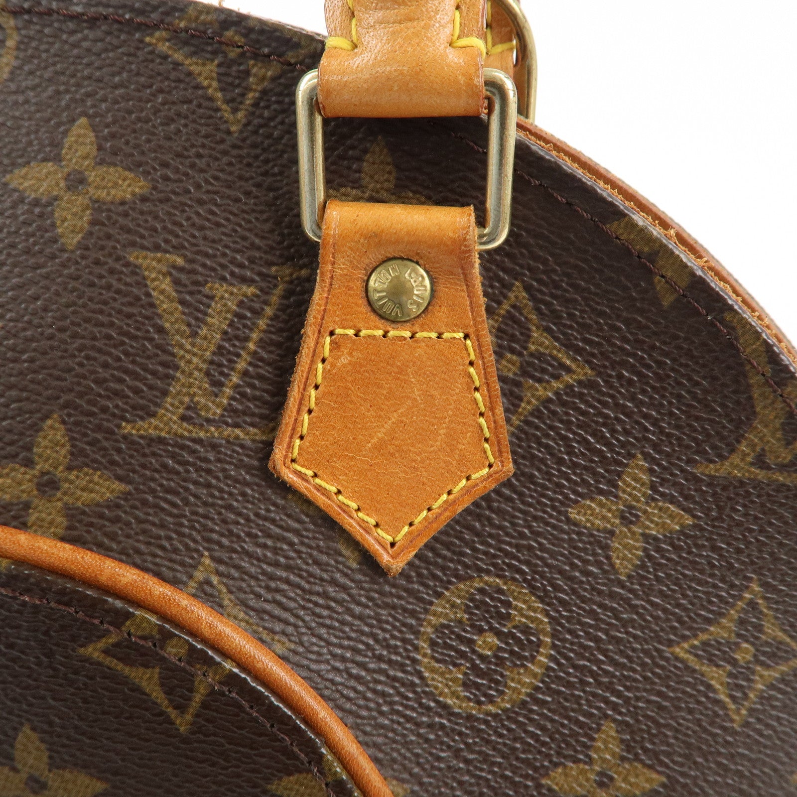 Louis Vuitton Monogram Ellipse PM Hand Bag Brown M51127