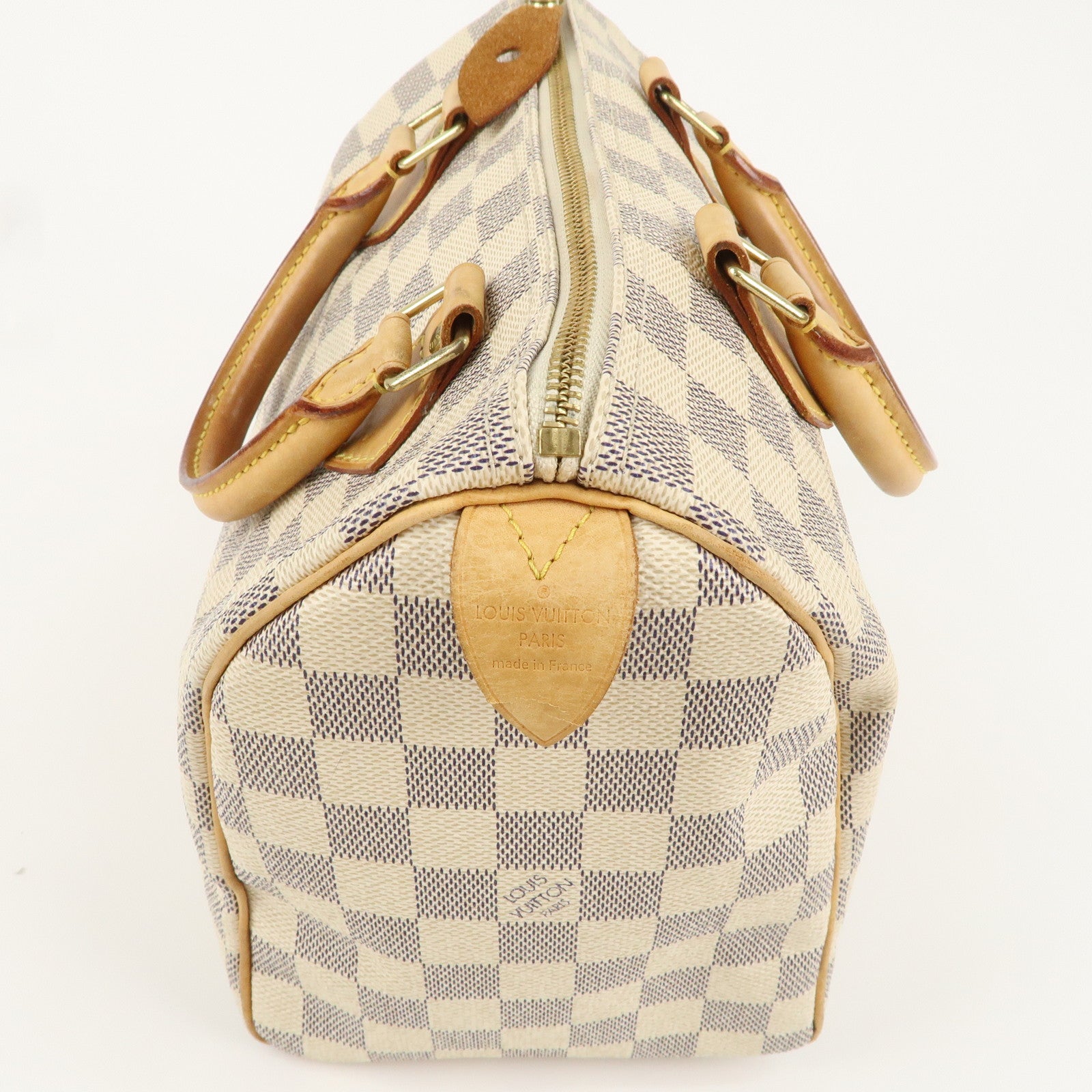 Louis Vuitton Damier Azur Speedy 25 Boston Hand Bag N41534