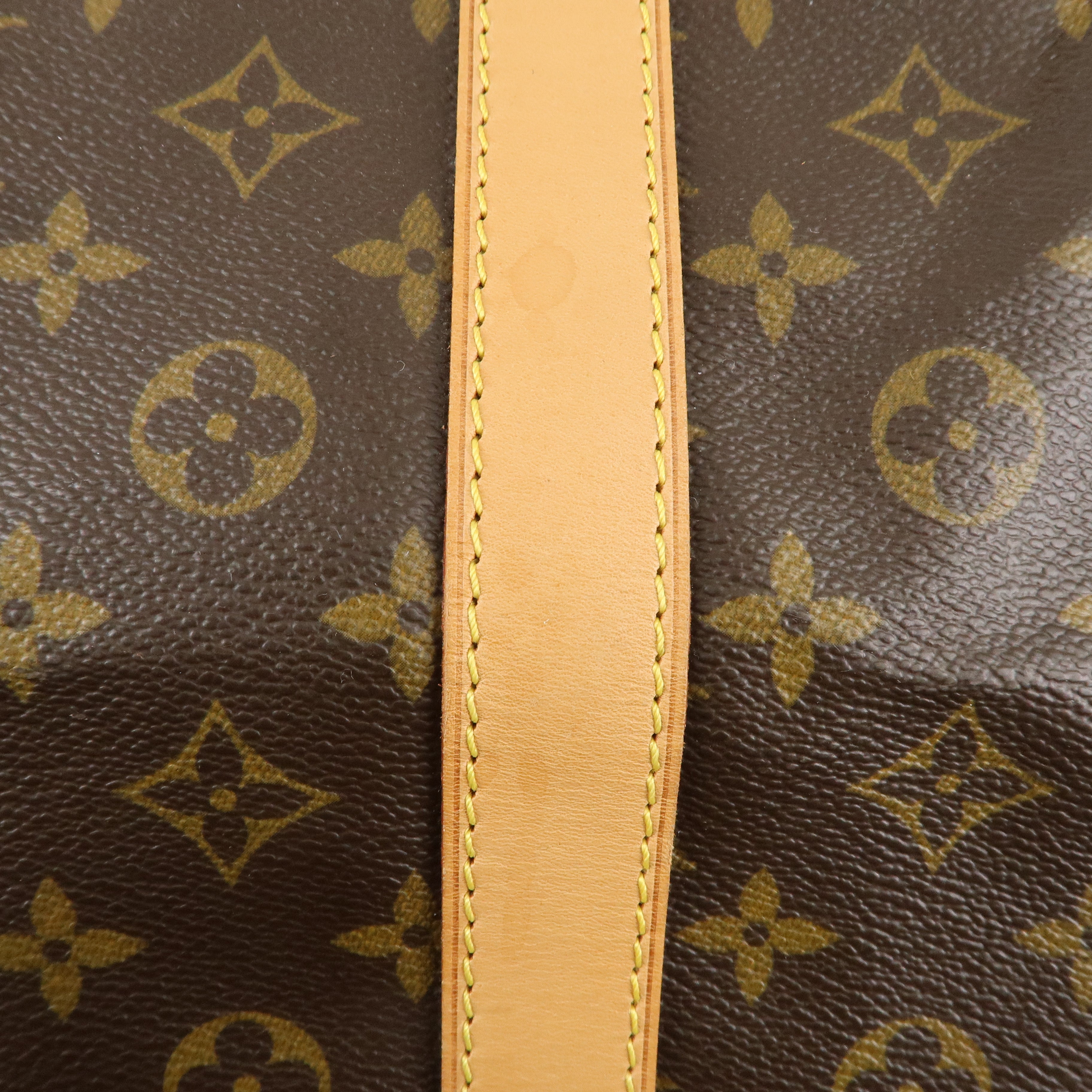 Louis Vuitton Monogram Keepall 60 Boston Bag Brown M42422