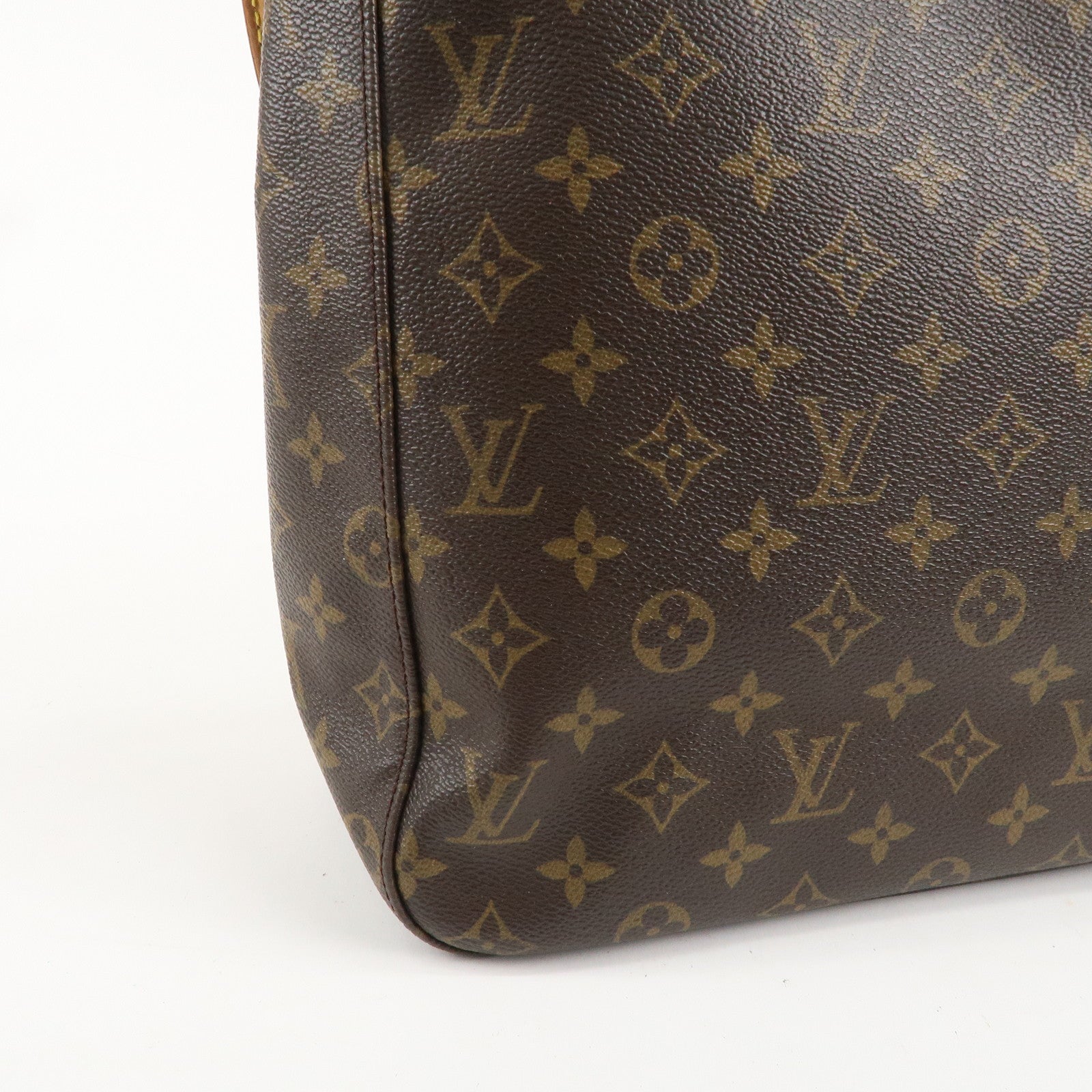 Louis Vuitton Monogram Looping GM Shoulder Bag Brown M51145