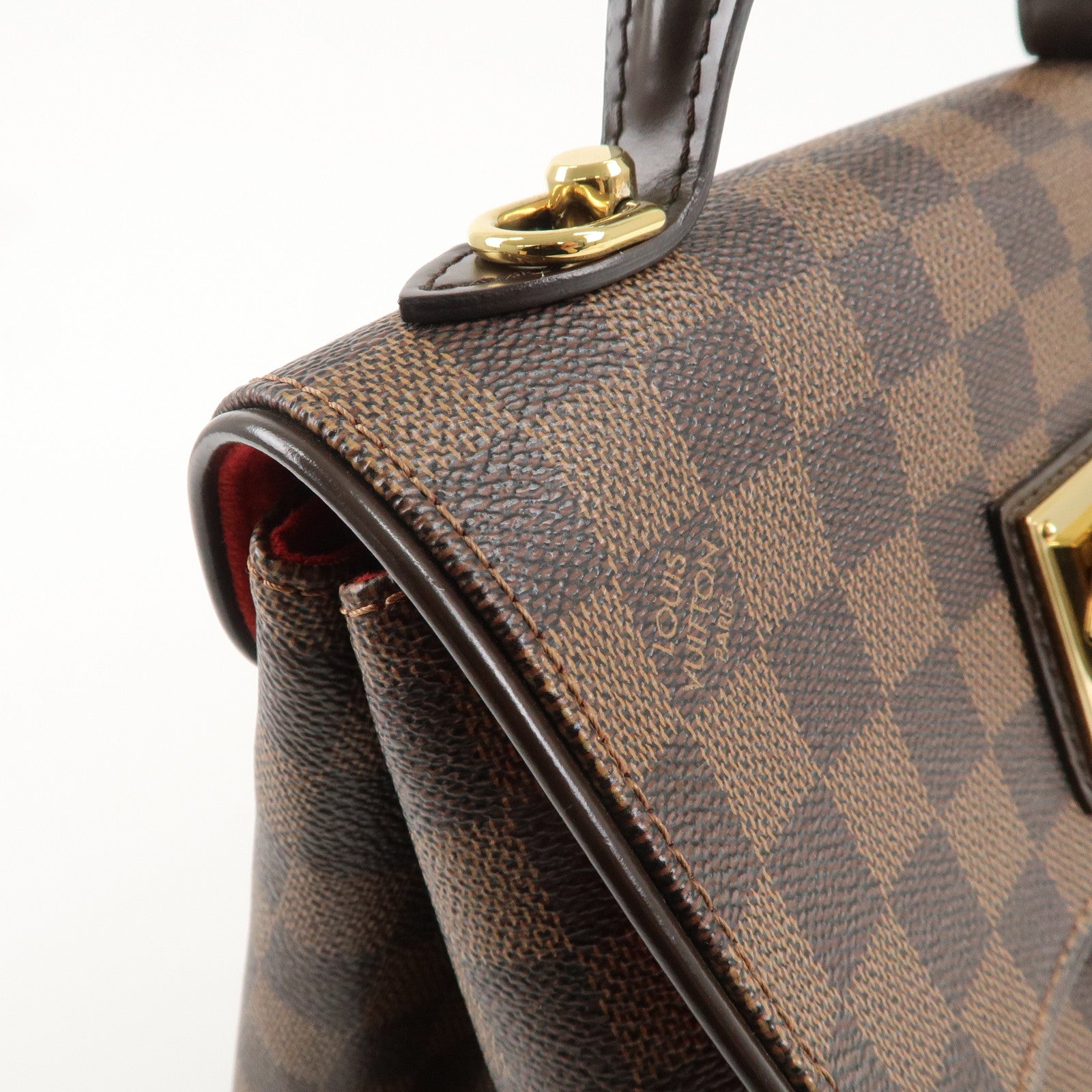 Louis Vuitton Damier Bergamo PM 2Way Shoulder Bag Brown N41167