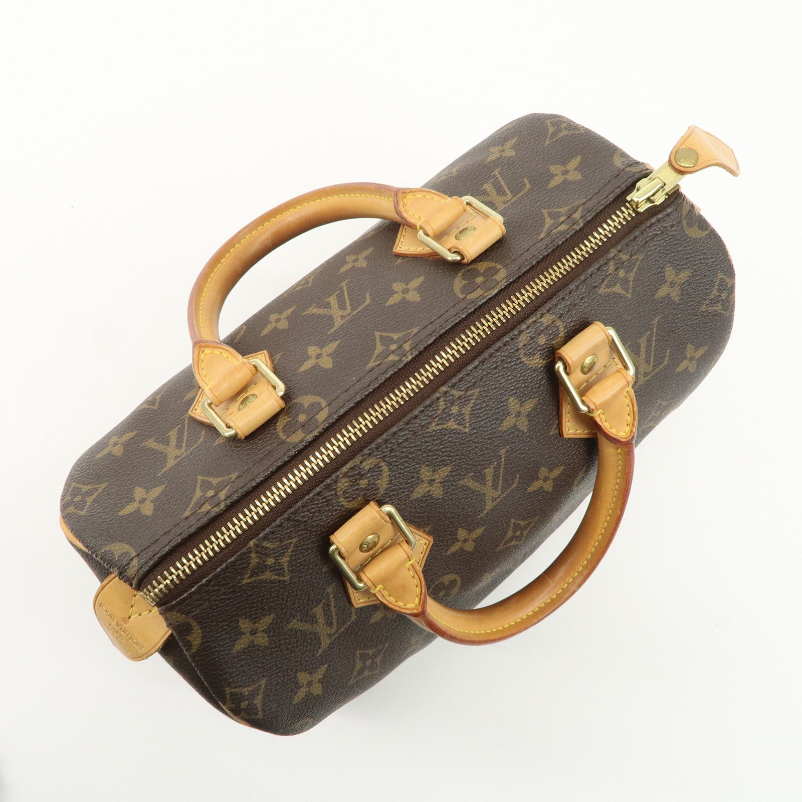 Louis Vuitton Monogram Speedy 25 Hand Bag Boston Bag M41528 Used