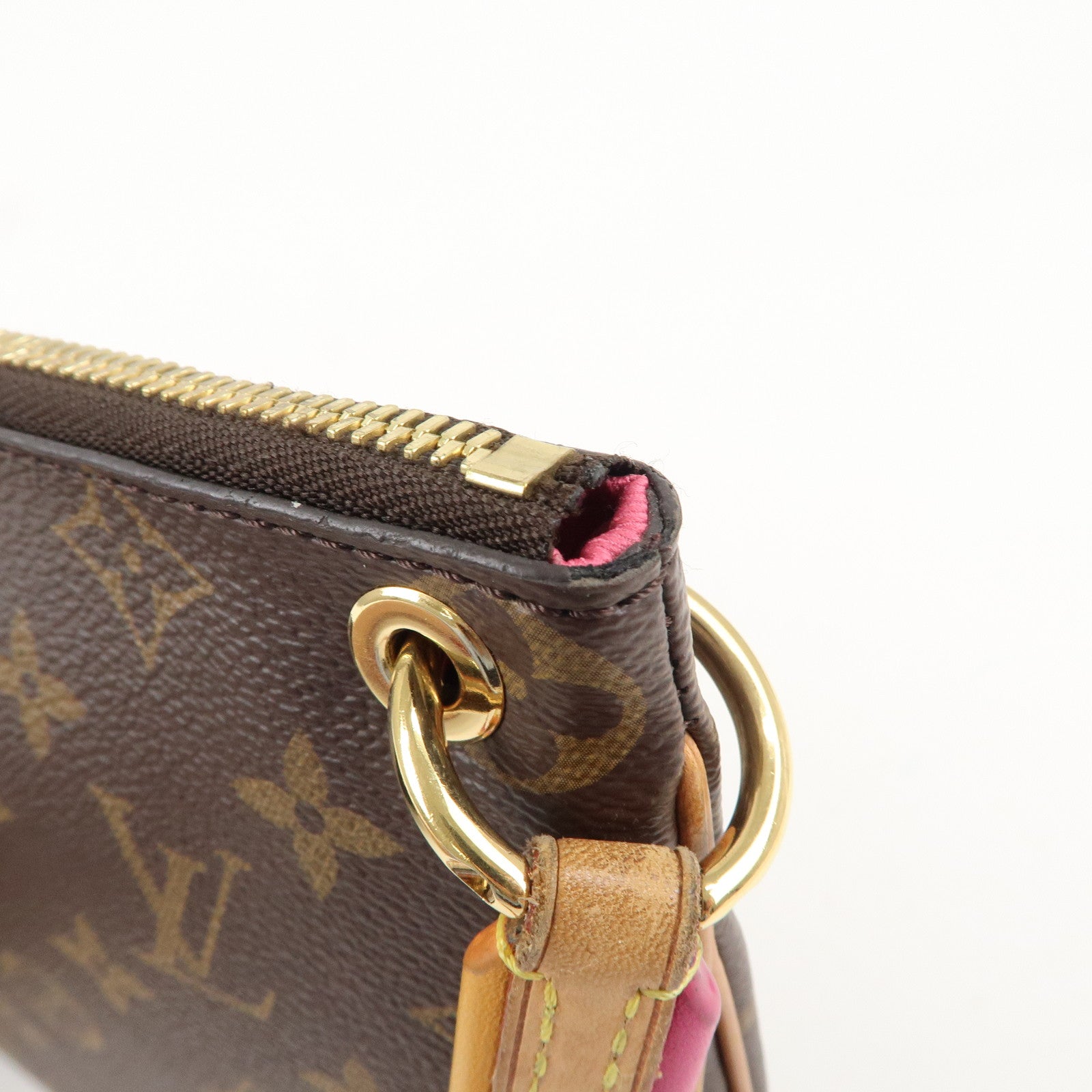 Louis Vuitton Monogram Lorette Shoulder Bag Hot Pink M44053