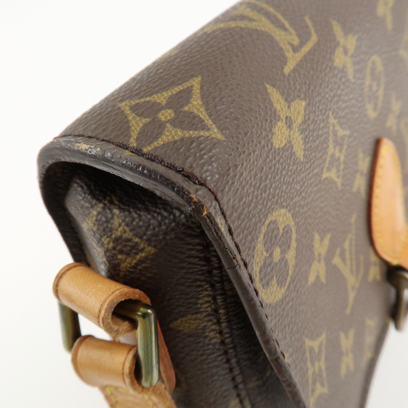 Louis Vuitton Monogram Mini Saint Cloud Shoulder Bag M51244 Used