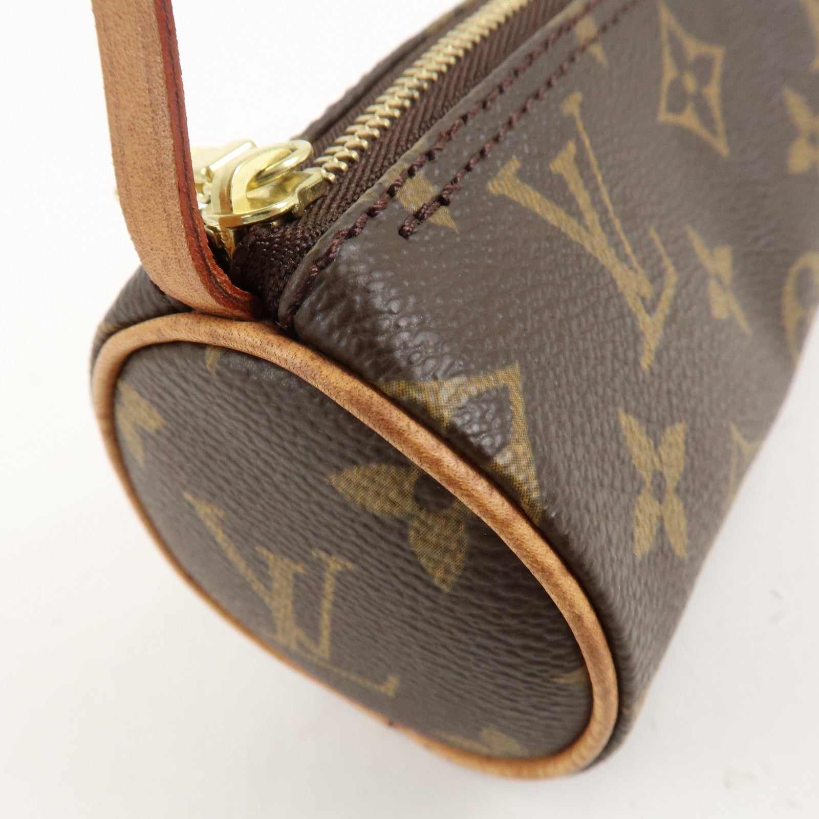 Louis Vuitton Monogram Mini Pouch for Papillon Bag Brown Used