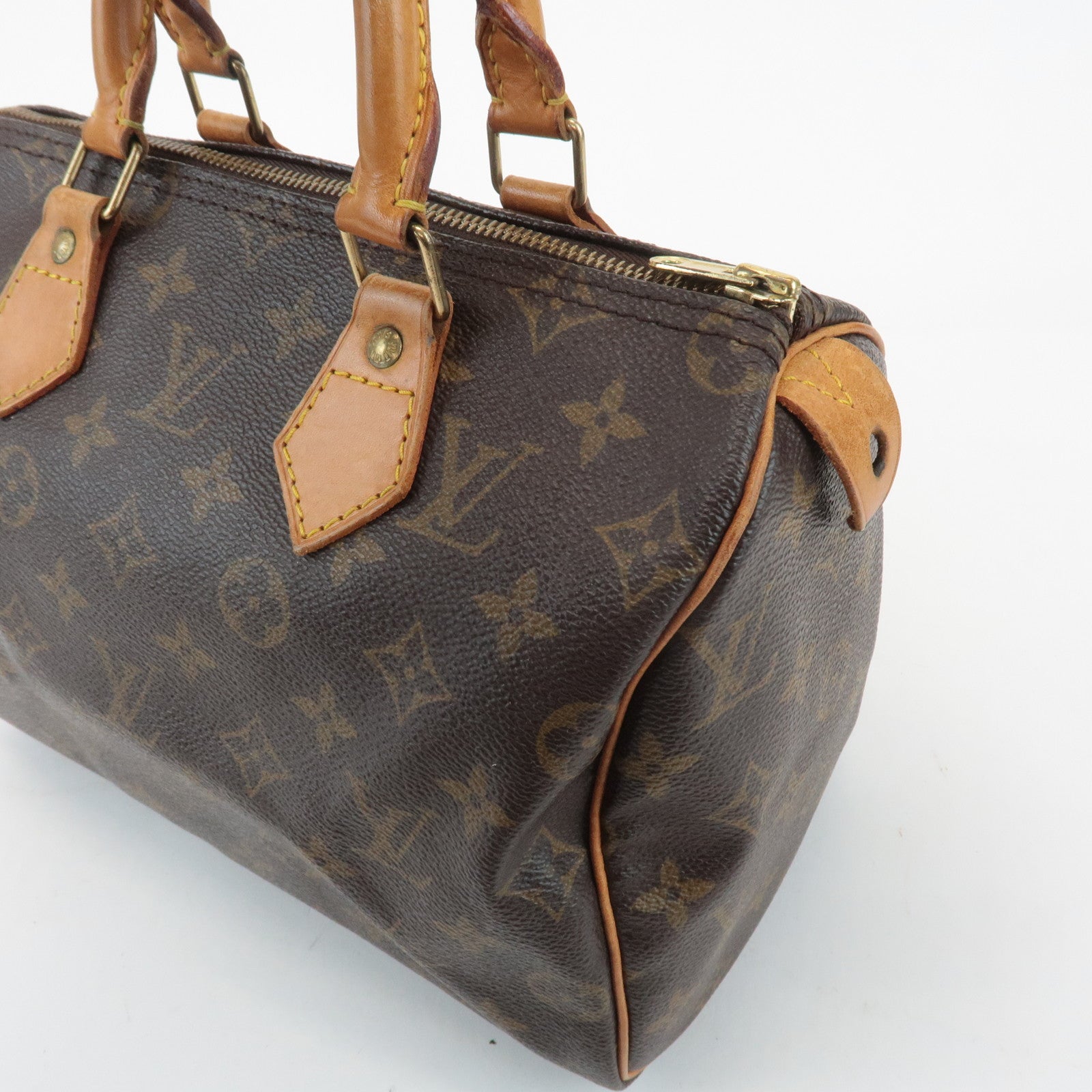 Louis Vuitton Monogram Speedy 25 Hand Bag Boston Bag M41528 Used