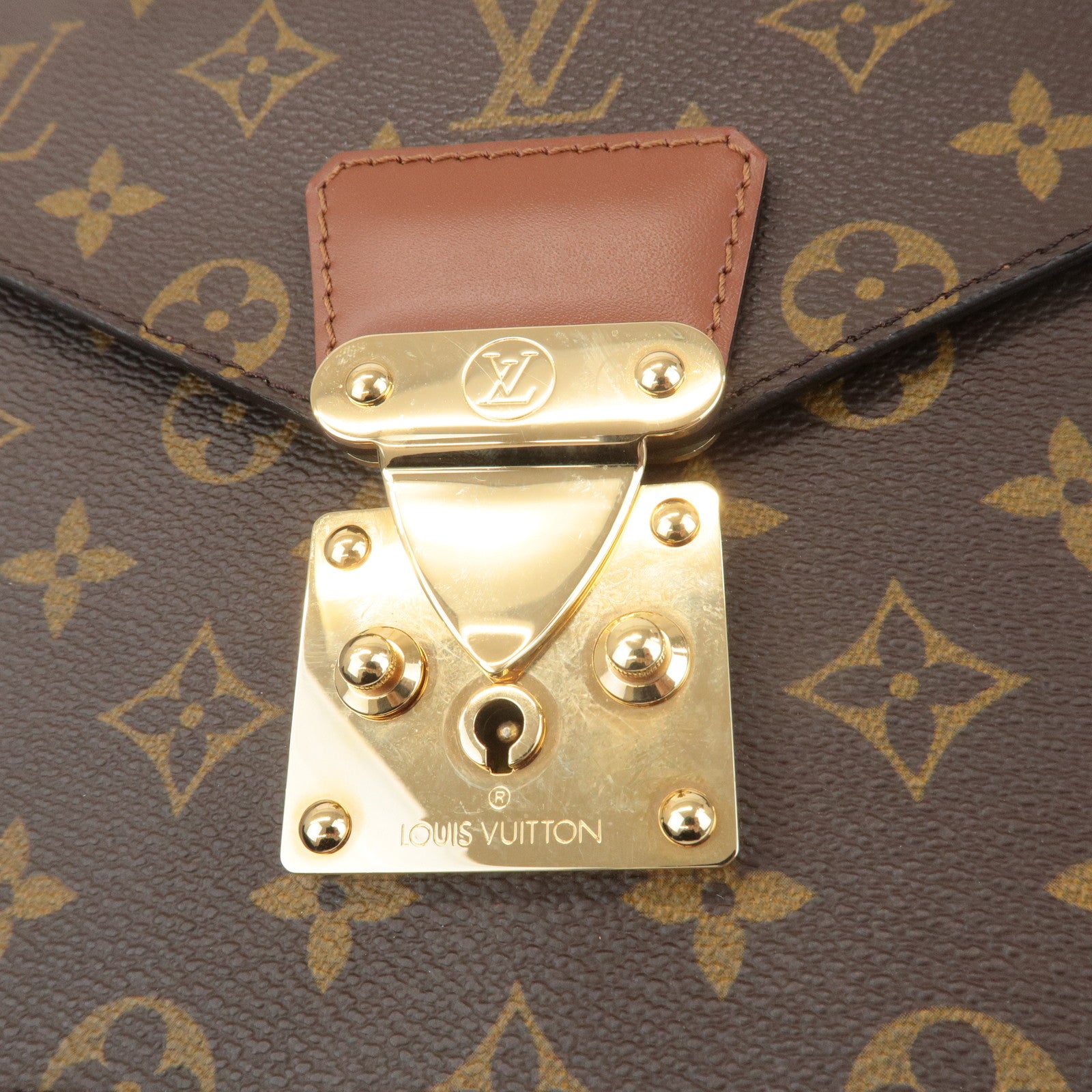 Louis Vuitton Monogram Concorde Hand Bag Brown M51190 Used