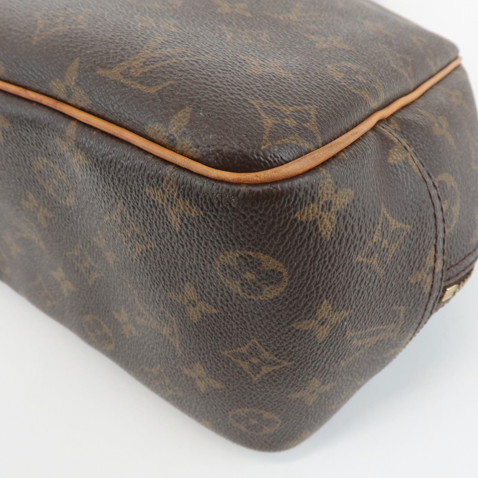 Louis Vuitton Monogram Deauville Hand Bag Brown M47270