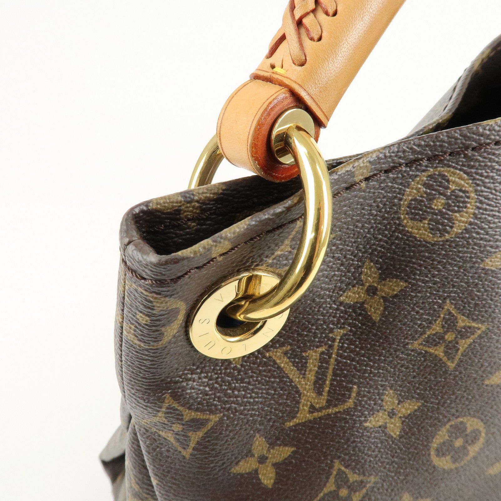 Louis Vuitton Monogram Artsy MM Shoulder Bag Brown M40249