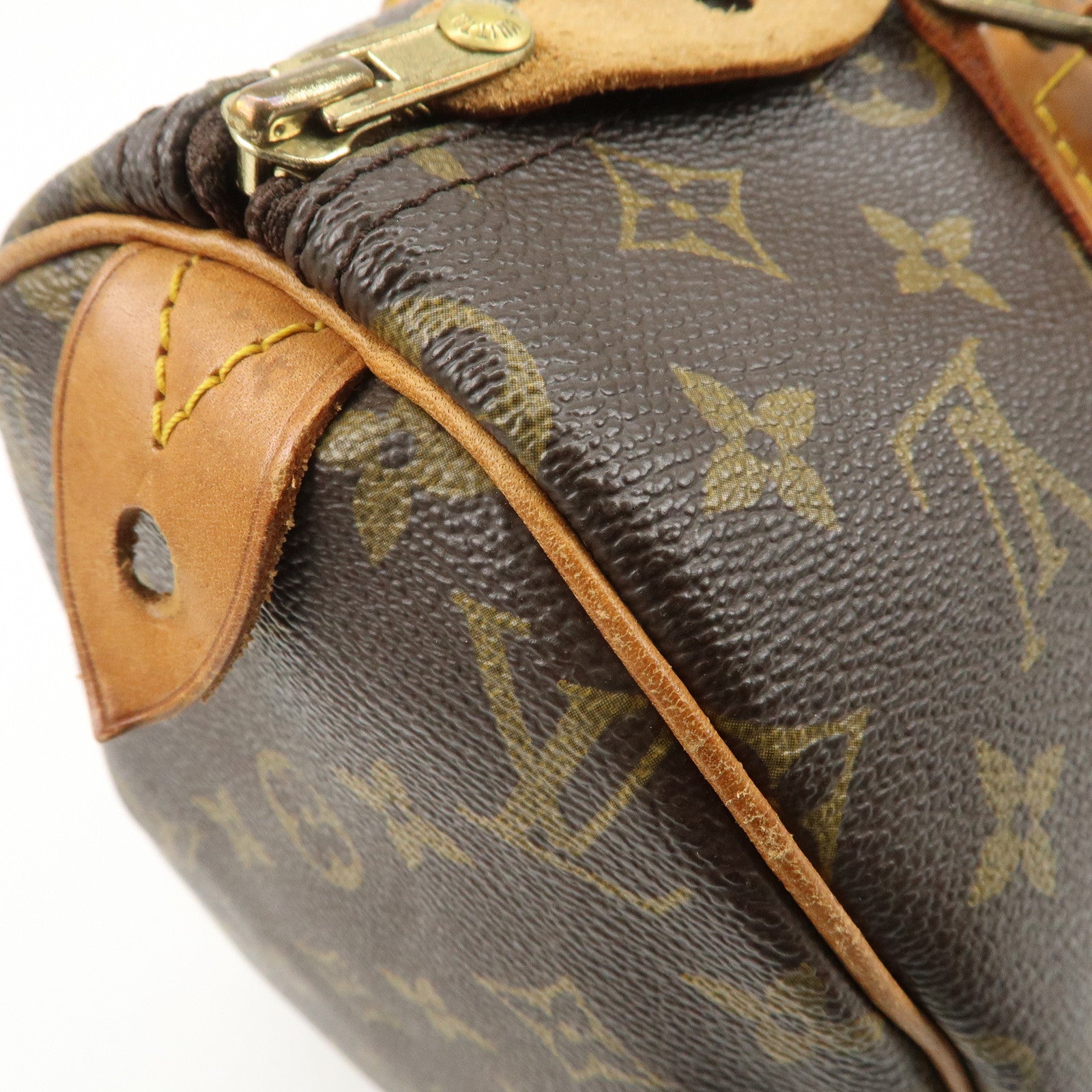 Louis Vuitton Monogram Speedy 30 Hand Bag Boston Bag M41526 Used