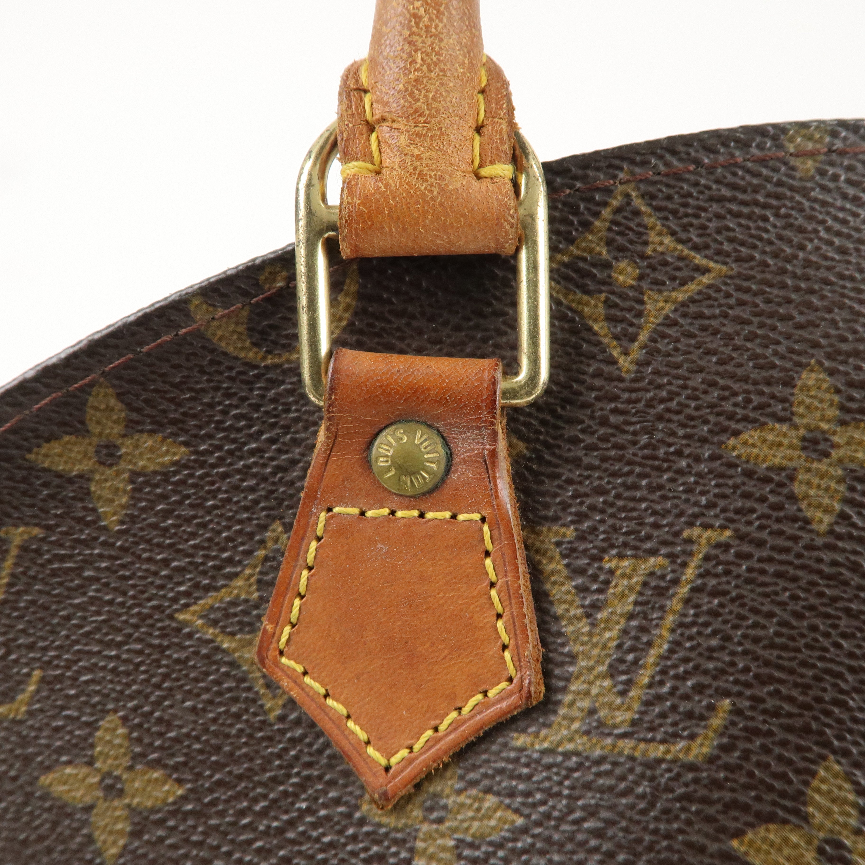 Louis Vuitton Monogram Ellipse MM Hand Bag Brown M51126