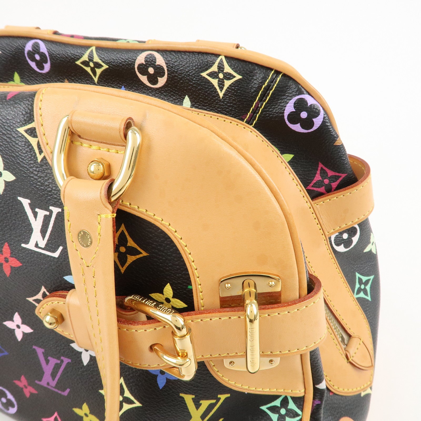 Louis Vuitton Monogram Multicolor Claudia Hand Bag M40194 Used