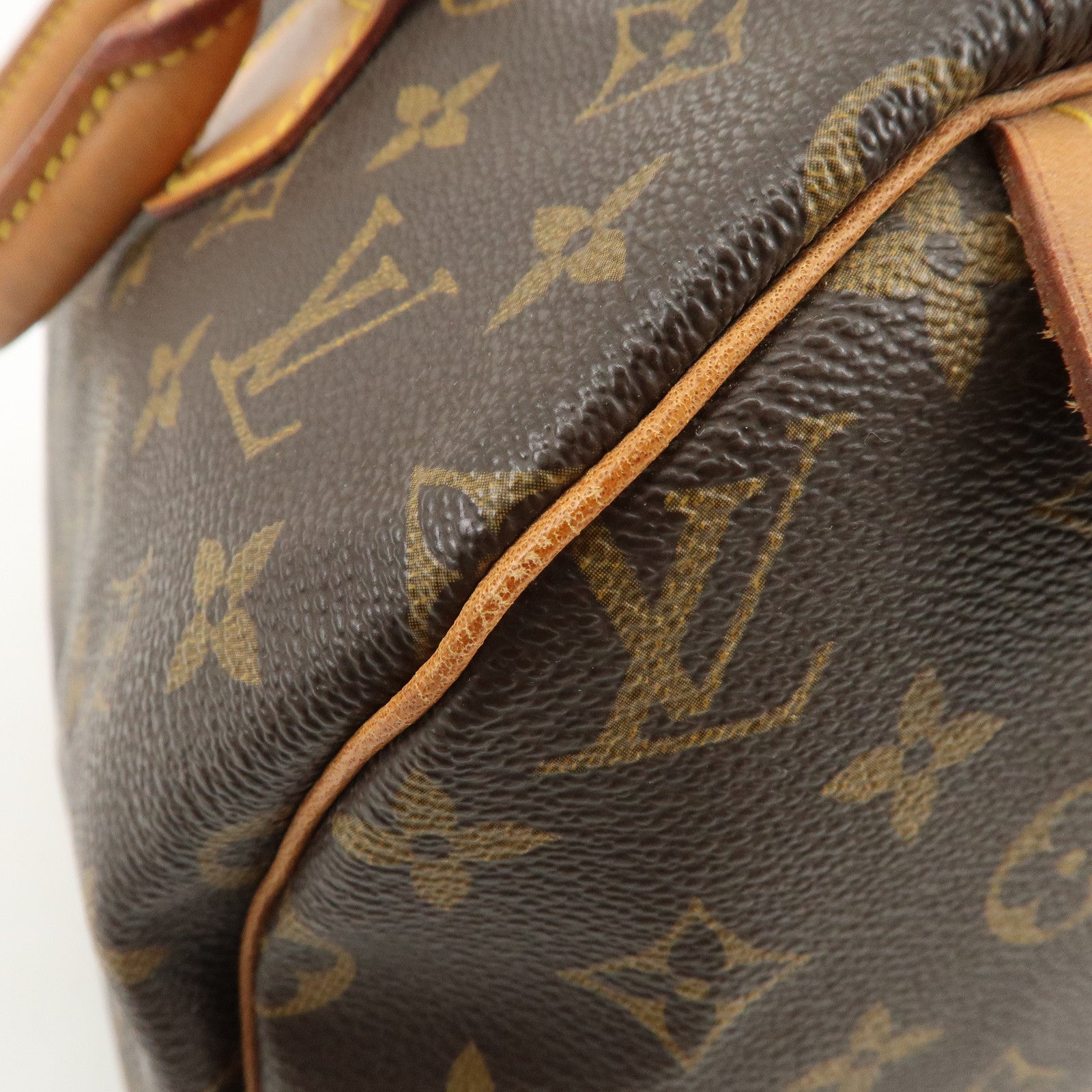 Louis Vuitton Monogram Speedy 30 Hand Bag Boston Bag M41526 Used