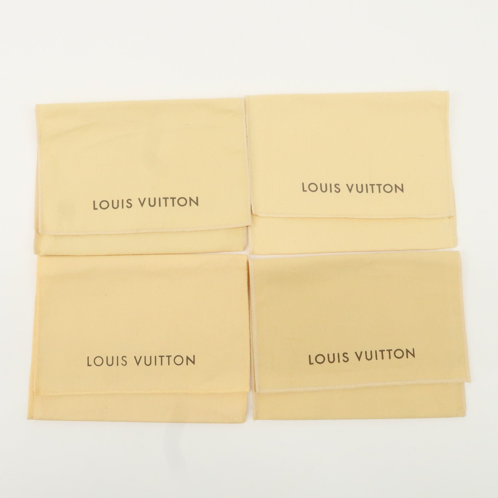 Louis Vuitton Set of 15 Dust Bag Storage Bag Beige Used