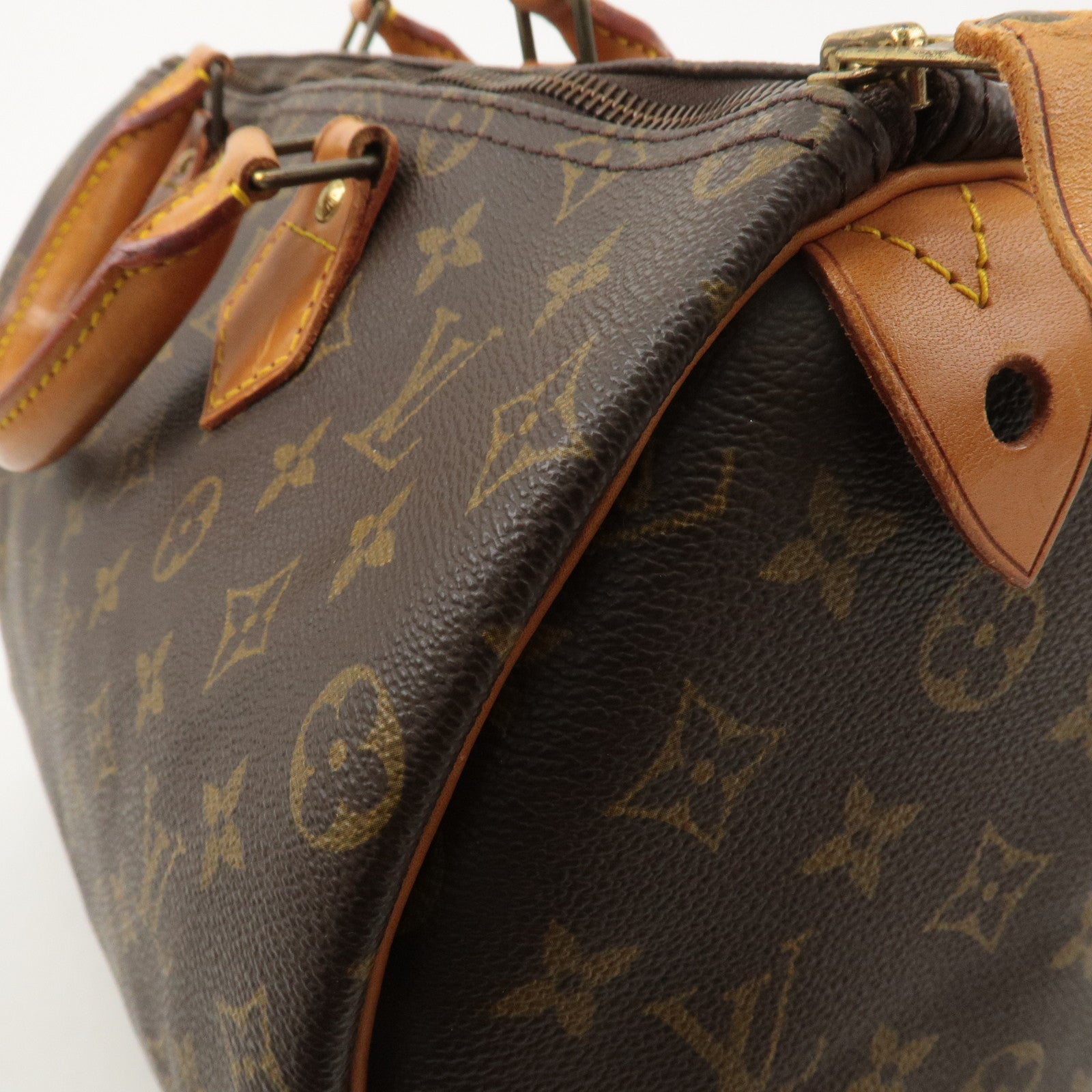 Louis Vuitton Monogram Speedy 35 Hand Bag Boston Bag M41524