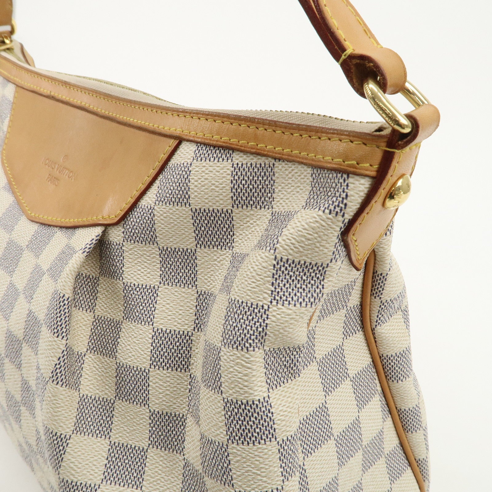 Louis Vuitton Damier Azur Siracusa PM Shoulder Bag M41113 Used