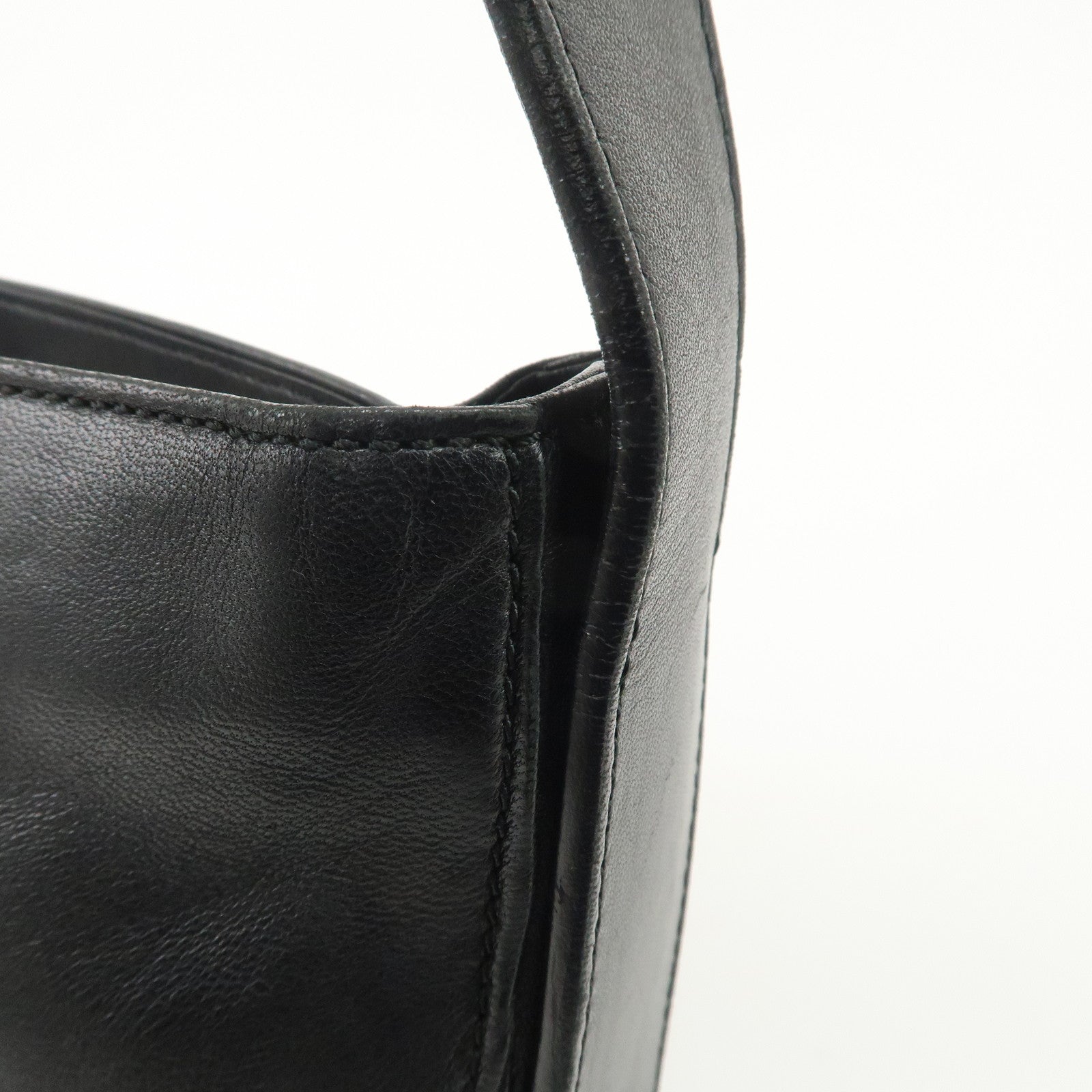 LOEWE Leather Shoulder Bag Black