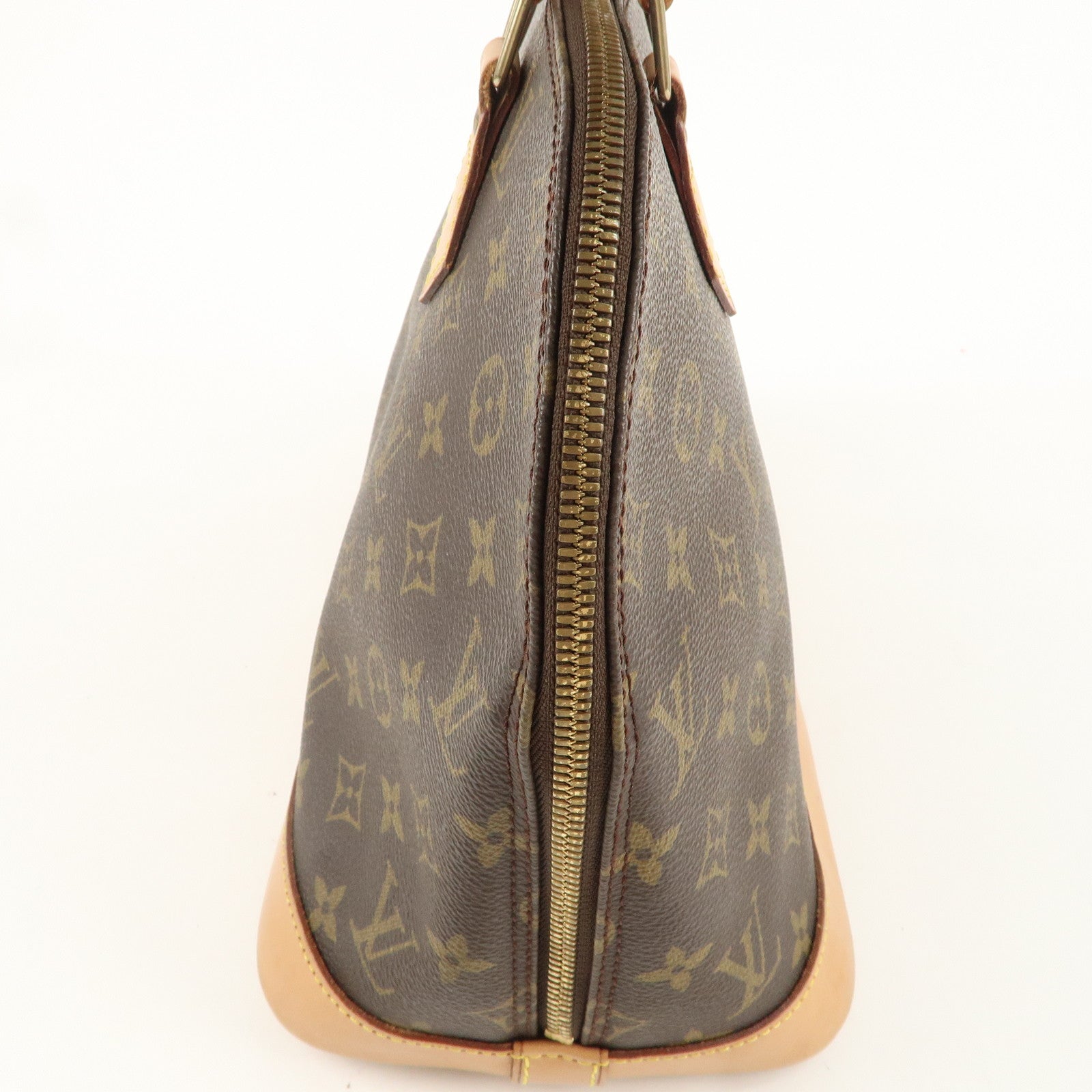 Louis Vuitton Monogram Alma Hand Bag Brown M51130