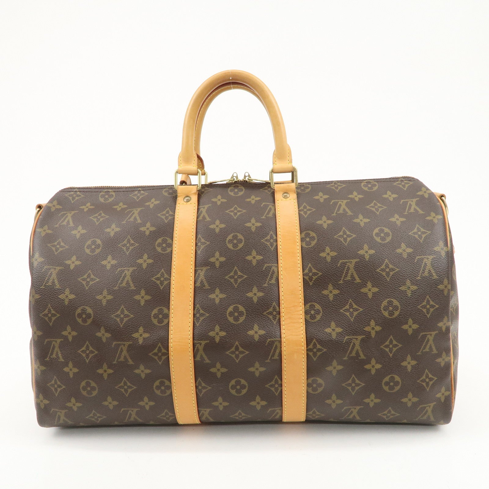 Louis Vuitton Monogram Keep All Bandouliere 45 Boston Bag M41418 Used