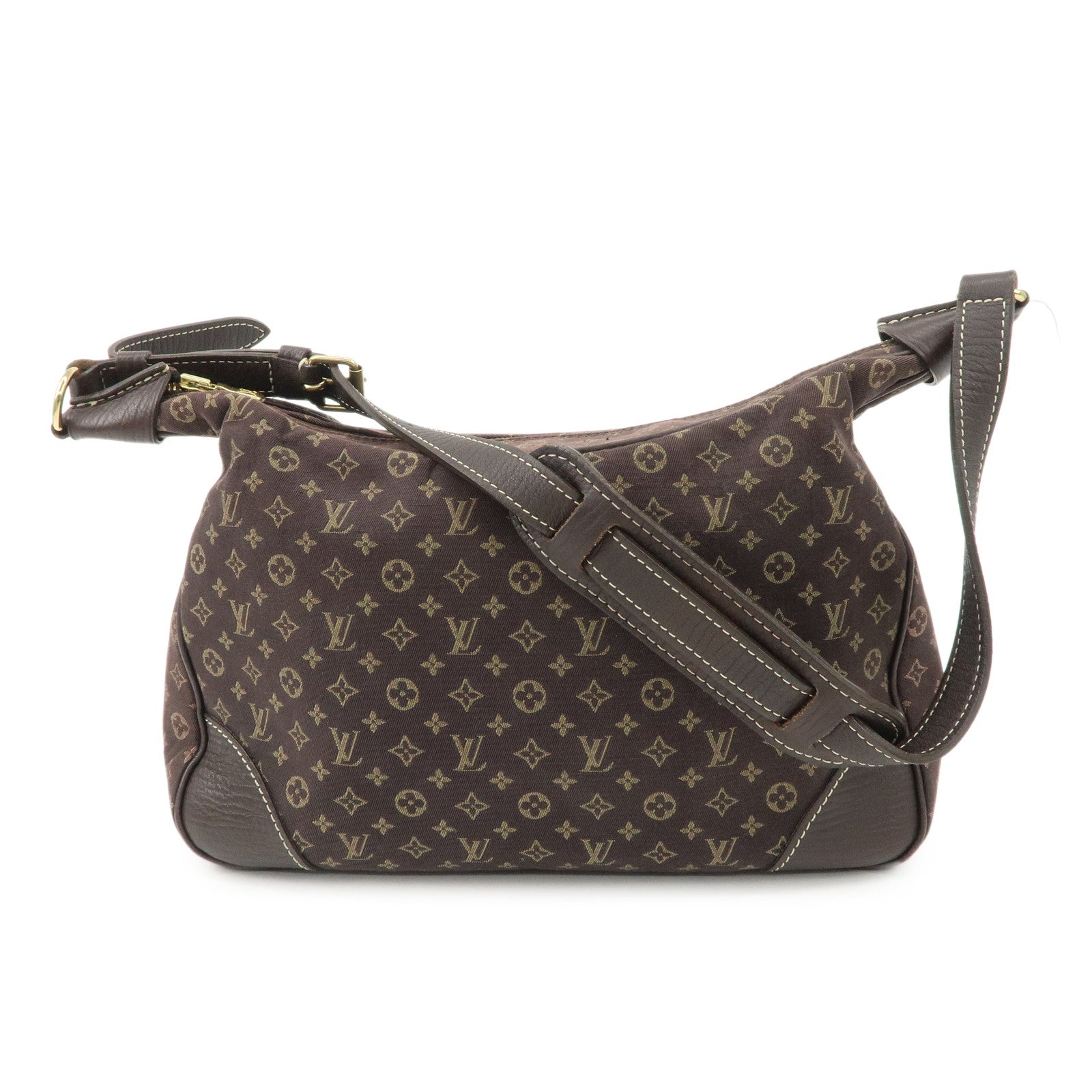 Louis Vuitton Monogram Mini Lin Boulogne Shoulder Bag Ebene M95225