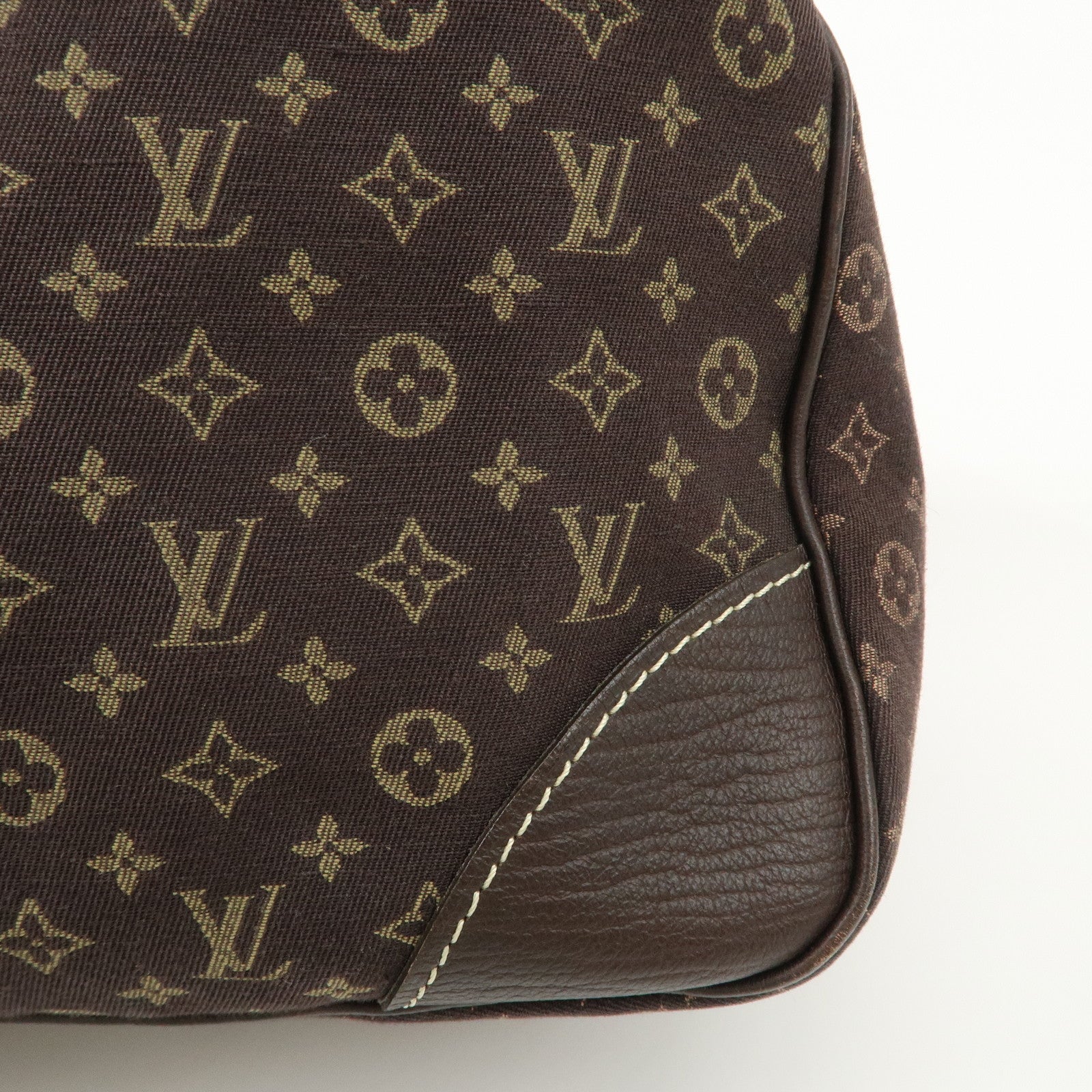 Louis Vuitton Monogram Mini Lin Boulogne Shoulder Bag Ebene M95225