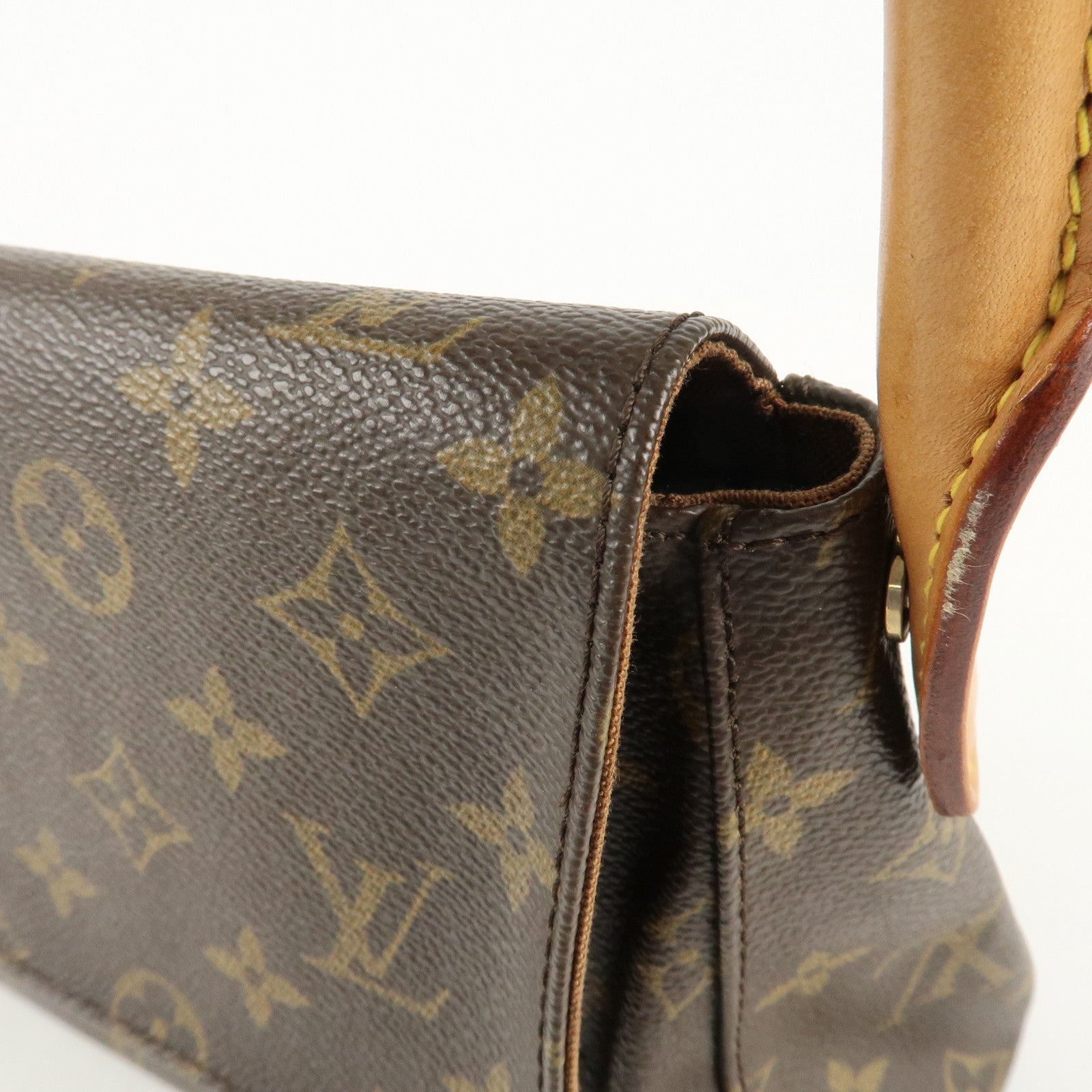 Louis Vuitton Monogram Mini Looping Shoulder Bag Hand Bag M51147 Used