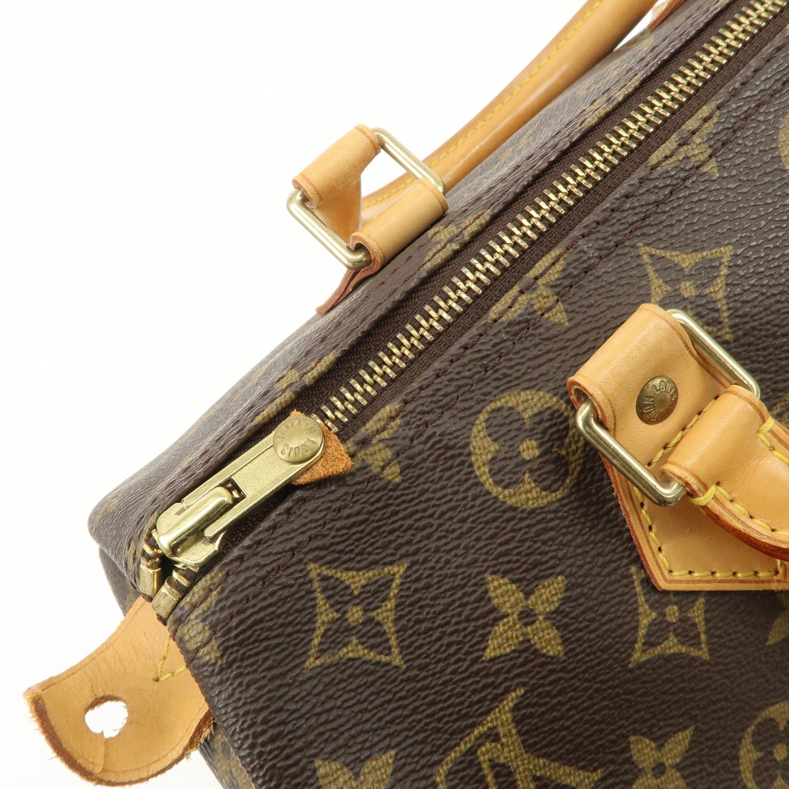 Louis Vuitton Monogram Speedy 30 Hand Bag Boston Bag M41526 Used