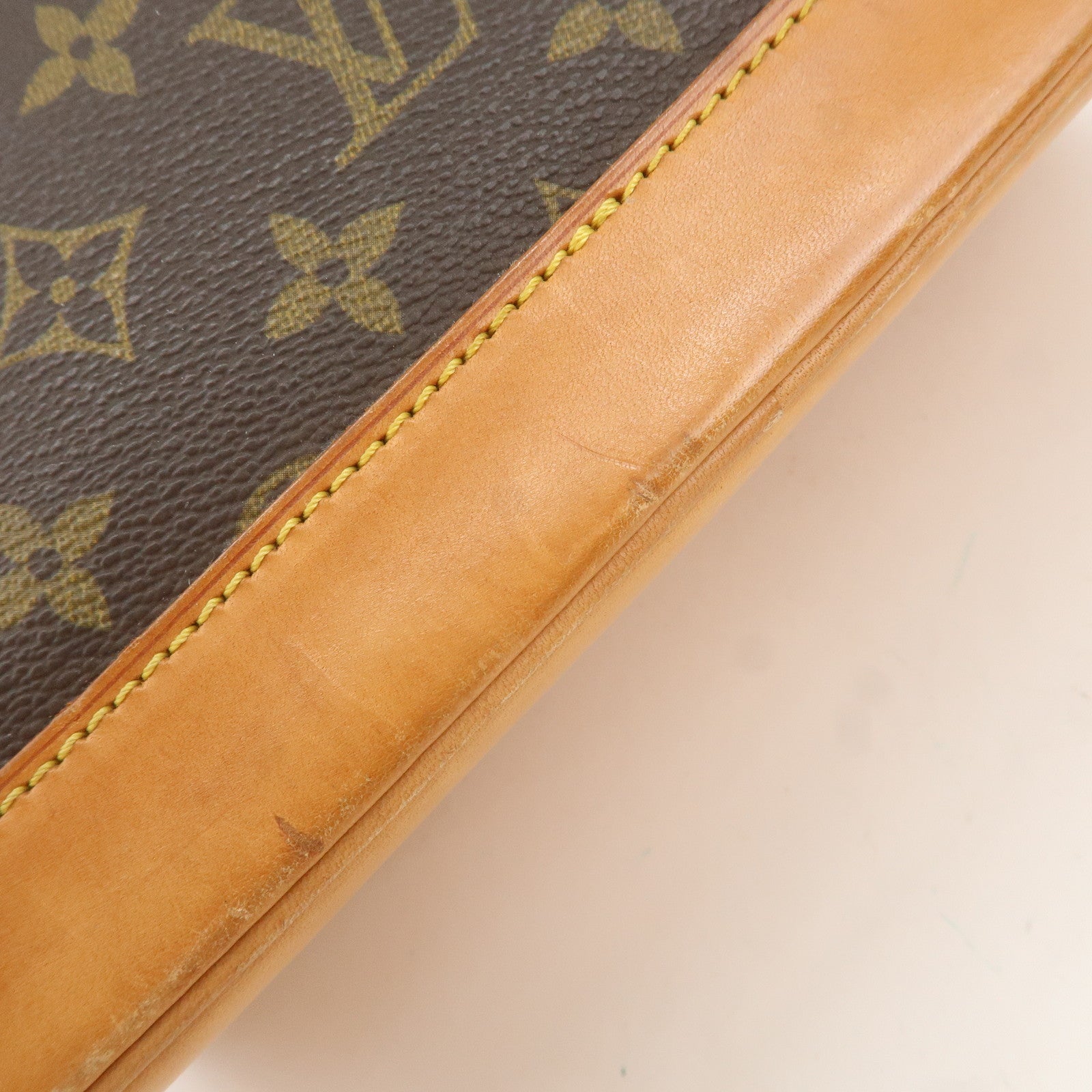 Louis Vuitton Monogram Alma Hand Bag Brown M51130