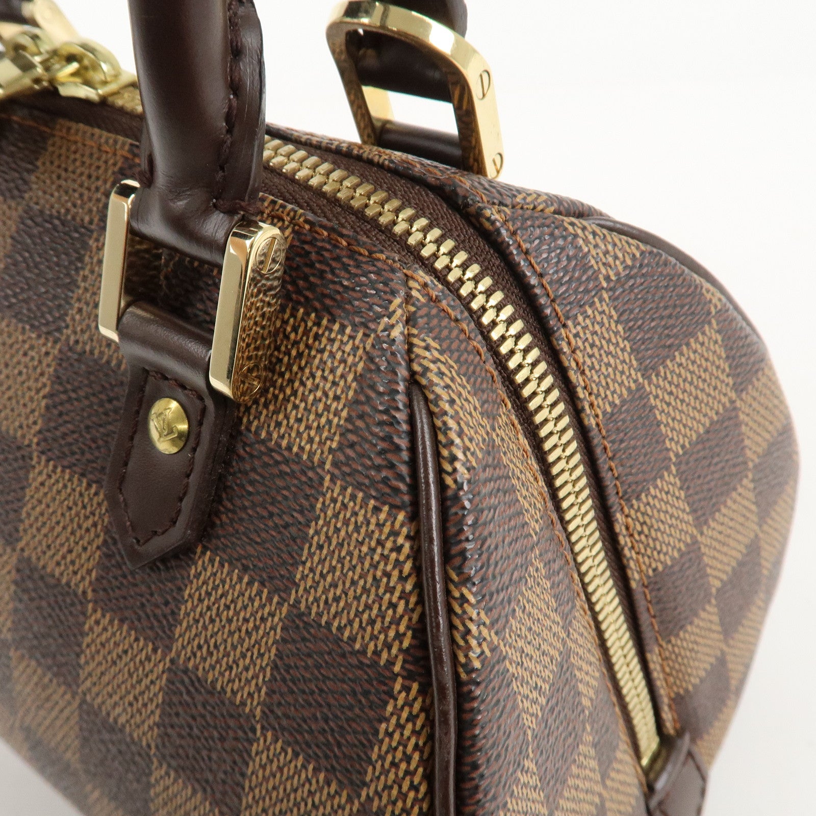 Louis Vuitton Damier Rivera Mini Hand Bag N41436 Brown