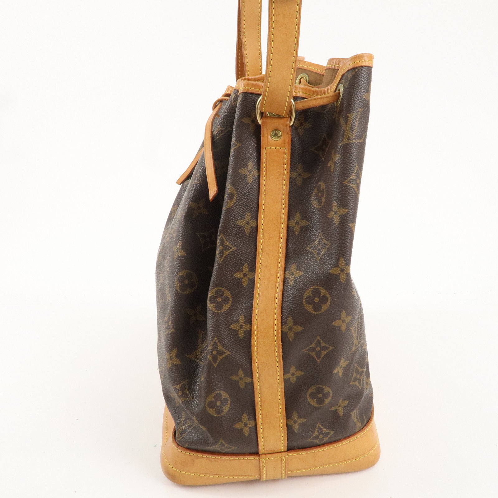 Louis Vuitton Monogram Noe Shoulder Bag Hand Bag Brown M42224