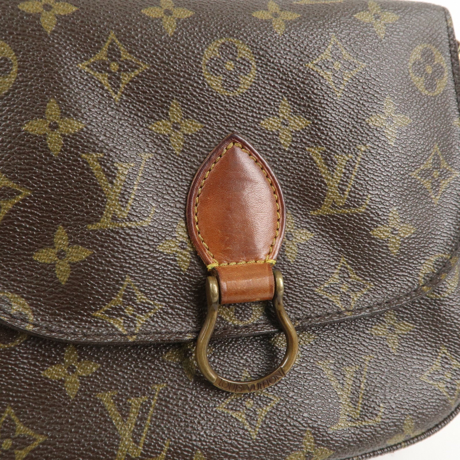 Louis Vuitton Monogram Saint Cloud MM Shoulder Bag Brown M51243