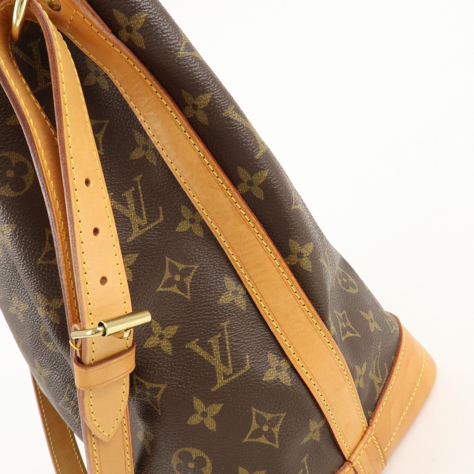 Louis Vuitton Monogram Noe Shoulder Bag Hand Bag Brown M42224 Used