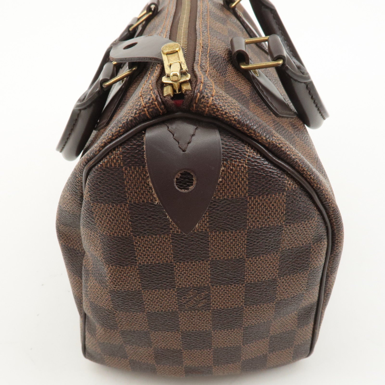 Louis Vuitton Damier Ebene Speedy 25 Hand Bag Boston Bag N41532