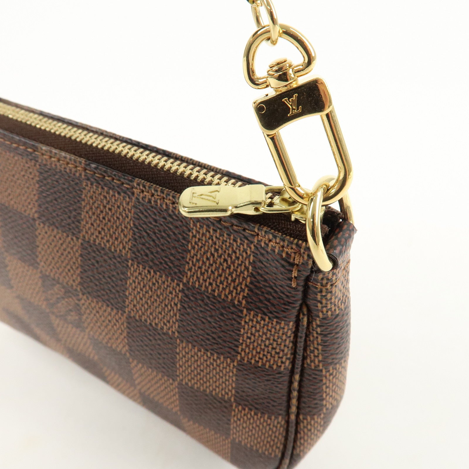 Louis Vuitton Damier Mini Pochette Accessoires Pouch N58009 Used