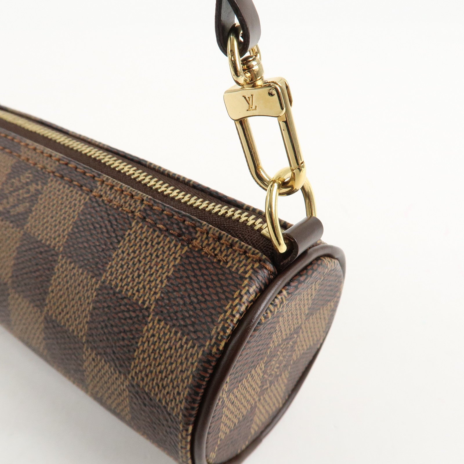 Louis Vuitton Damier Pouch for Papillon Mini Bag Damier Ebene Used