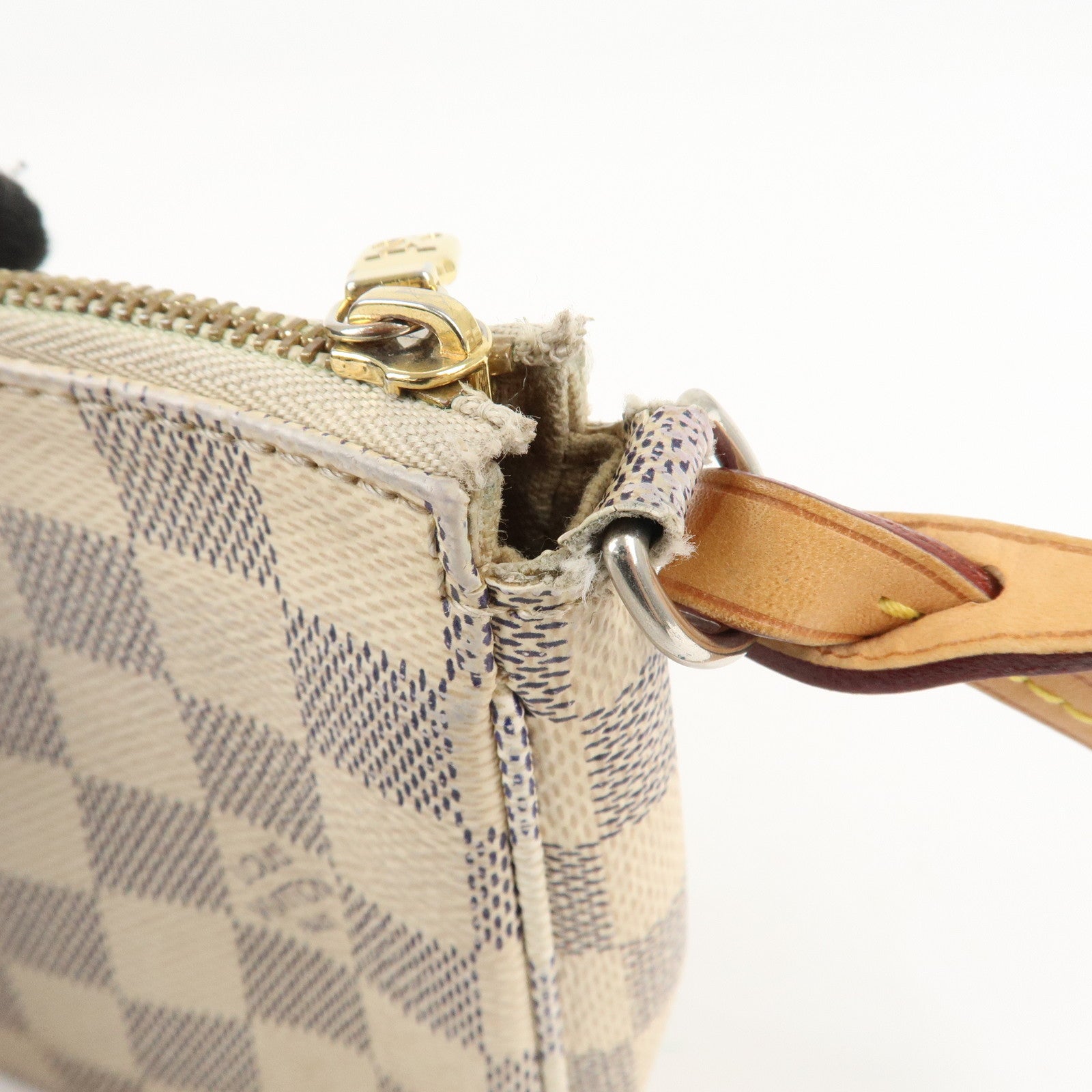 Louis Vuitton Damier Azur Pochette Accessoires Pouch N41207 Used