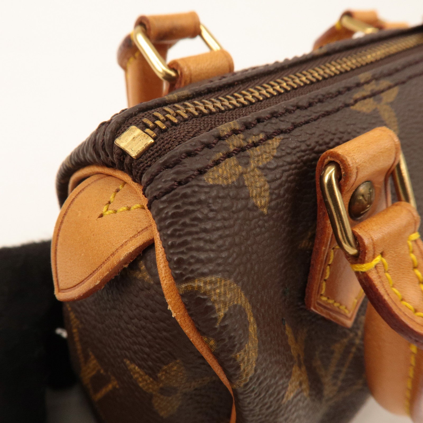 Louis Vuitton Monogram Mini Speedy 
Shoulder Strap M41534/J75010