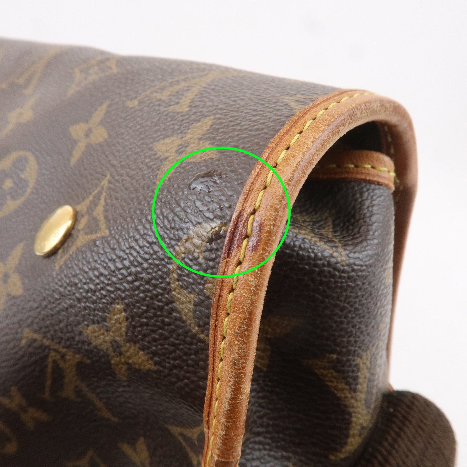 Louis Vuitton Monogram Gongo MM Shoulder Bag Brown M40116