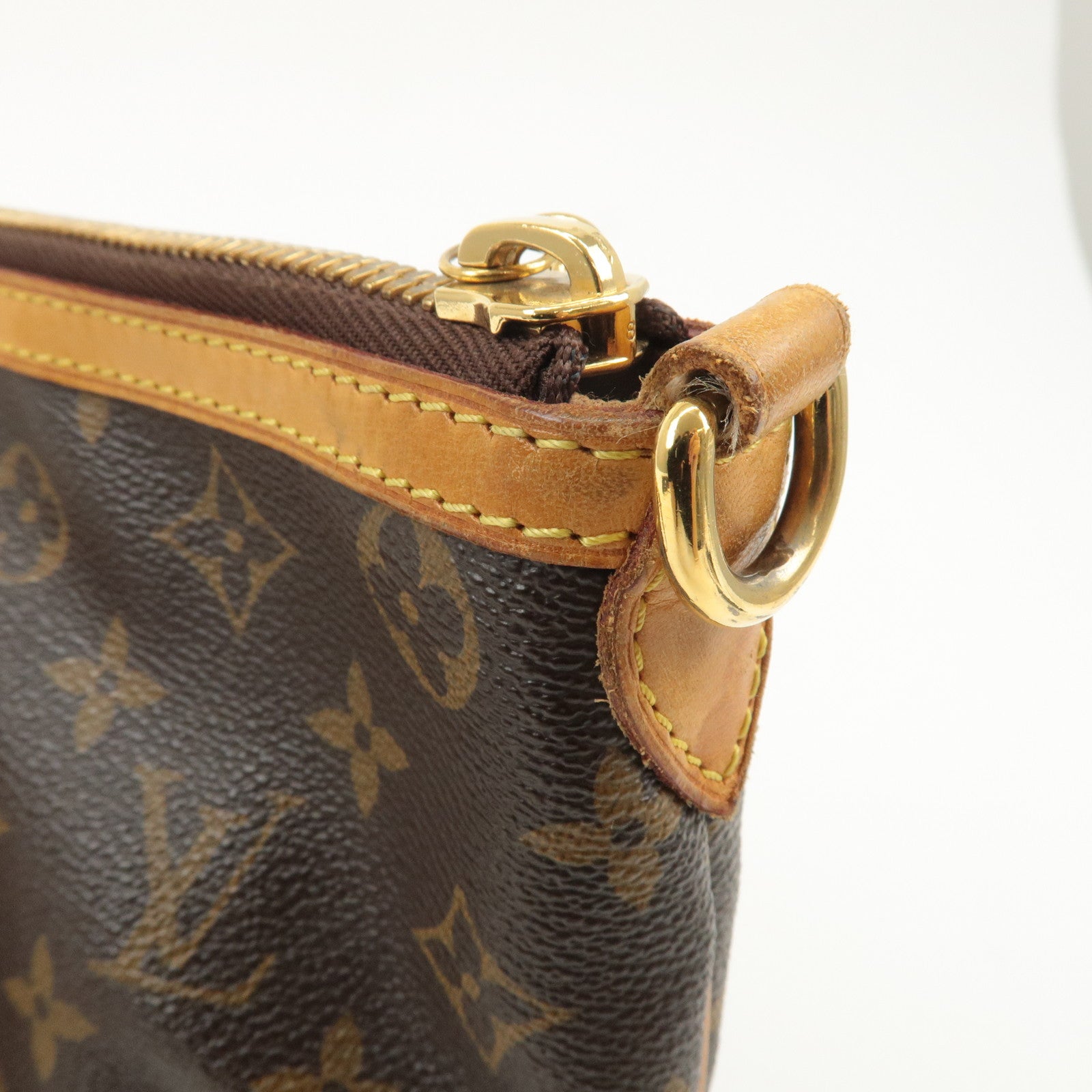 Louis Vuitton Monogram Palermo PM 2Way Hand Bag Brown M40145