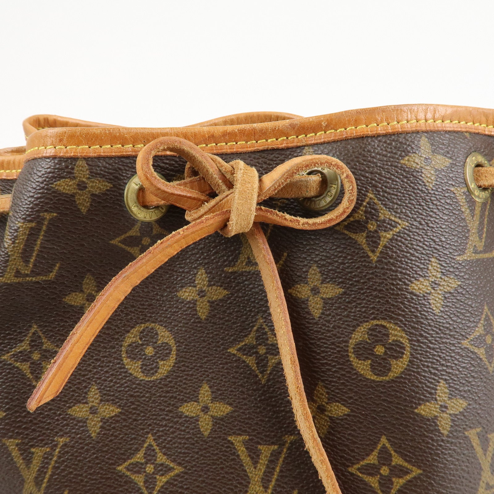 Louis Vuitton Monogram Petit Noe Shoulder Bag Brown M42226 Used